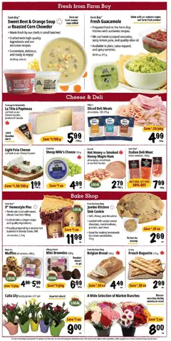 Preview of Farm Boy weekly flyer / circulaire from shop Farm Boy valid from Jul 2, 2026 | Page: 3 | Products: Ice cream, Case, Bread, Ham