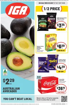 Preview of IGA catalogue Zuccoli - valid from 26/08/2026