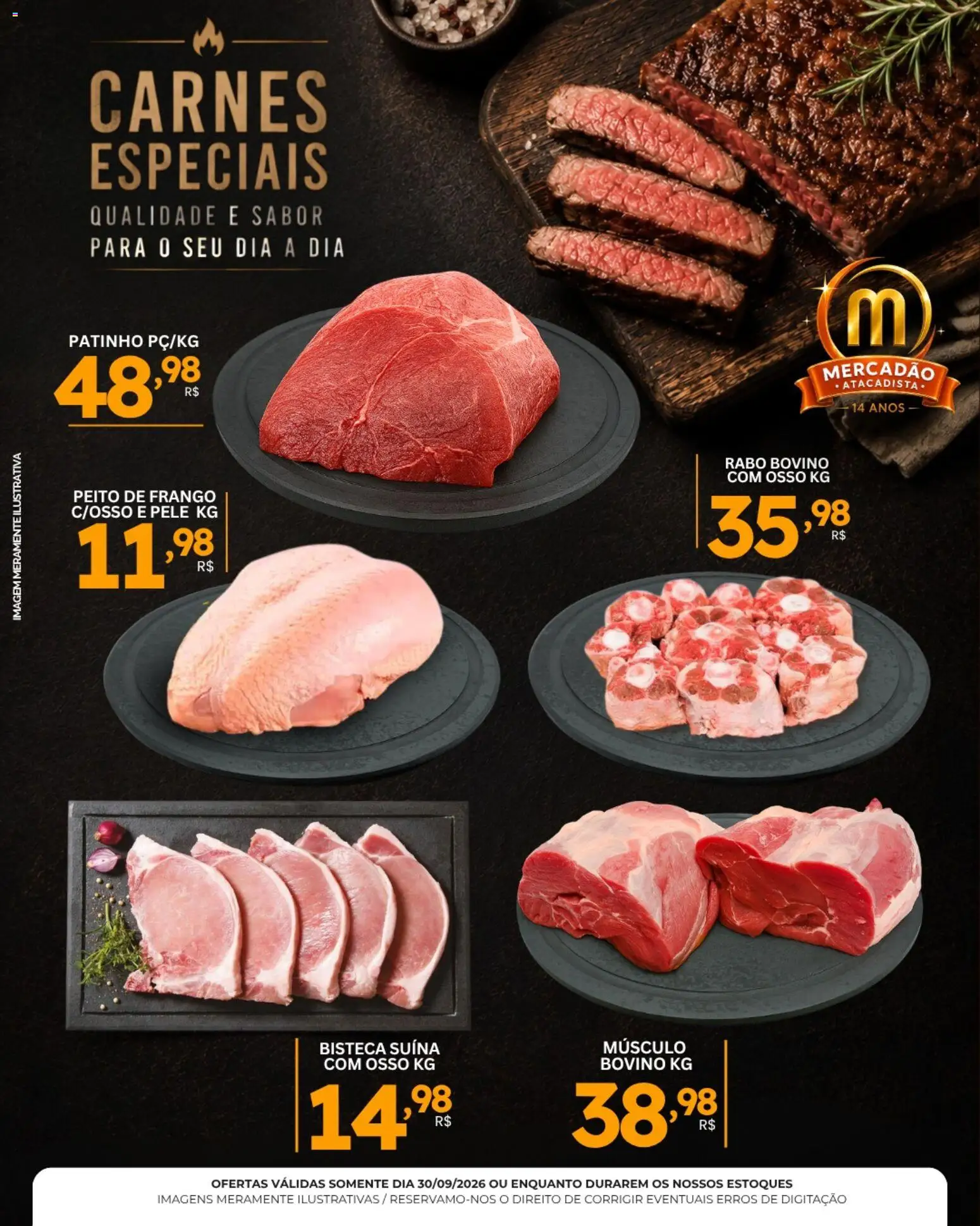 Mercadao Atacadista Quarta-feira 30 Setembro
