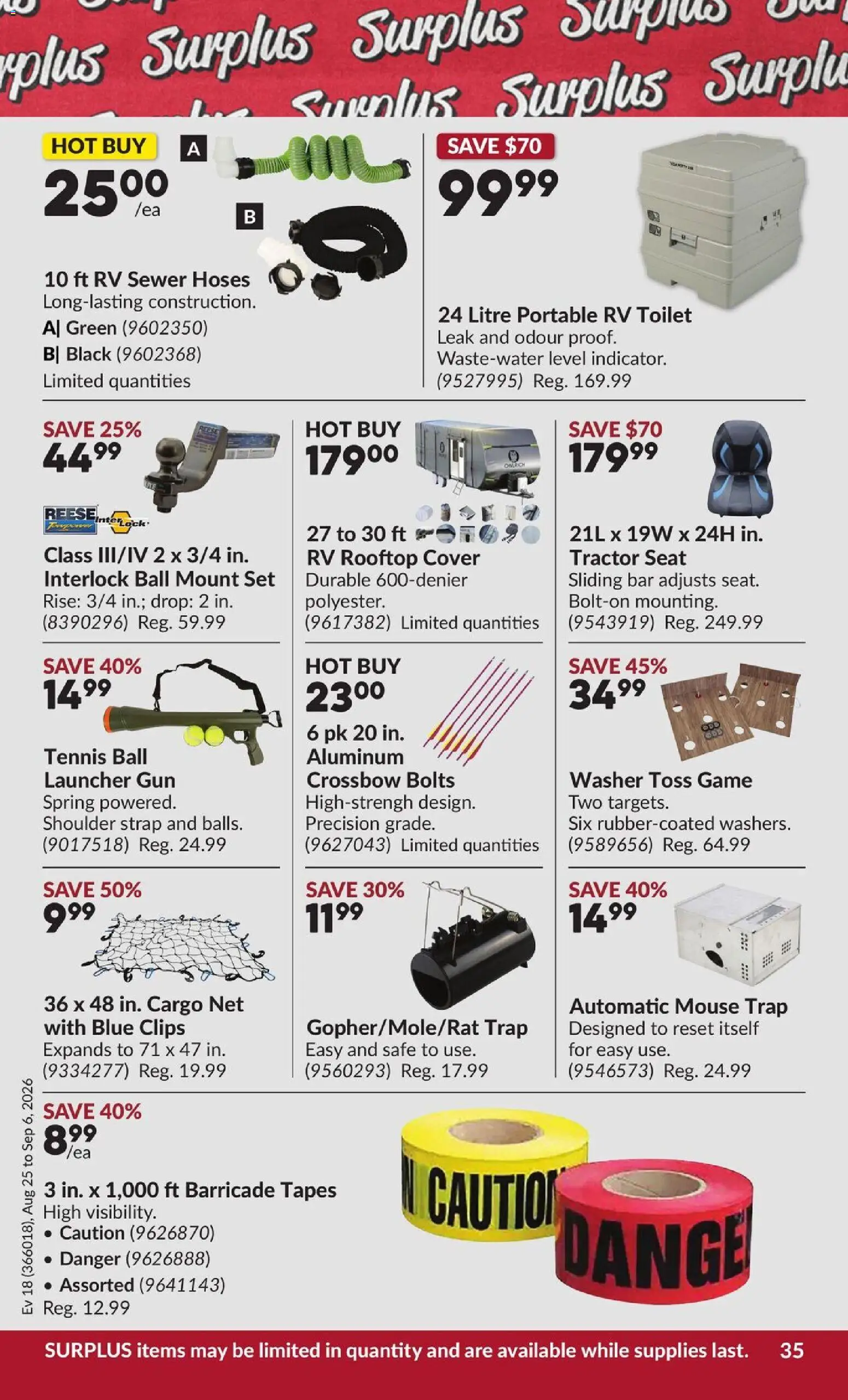 Princess Auto flyer valid from Aug 25, 2026 | Page: 36 | Products: Mouse, Game