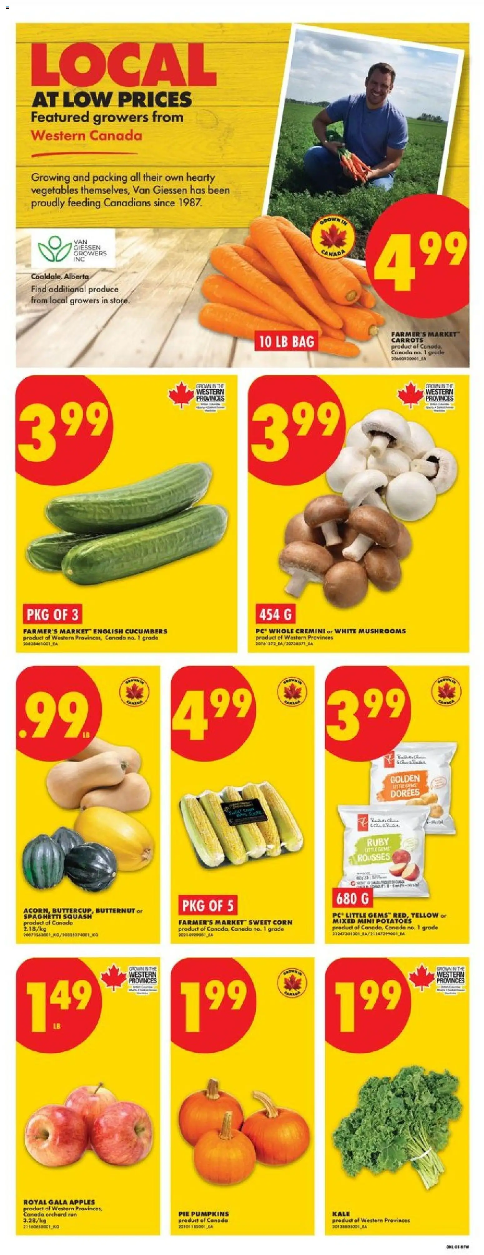 No Frills flyer valid from Sep 17, 2026 | Page: 3 | Products: Bag, Carrots, Corn, Apples
