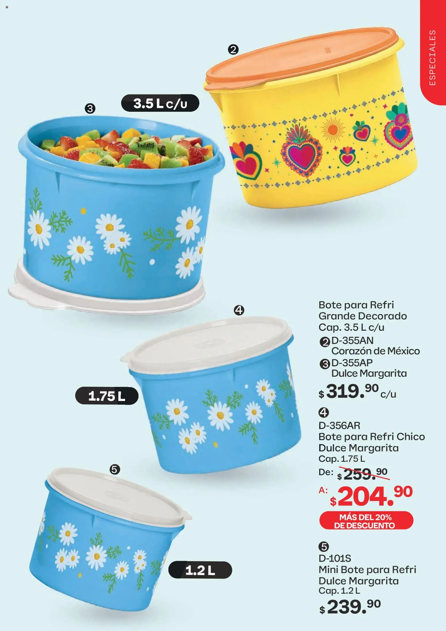 Nuevas ofertas de Tupperware válidas en toda la República Mexicana desde el 13/07/2026. ¡Encuentra las mejores ofertas en Tupperware catálogo! | Página: 91