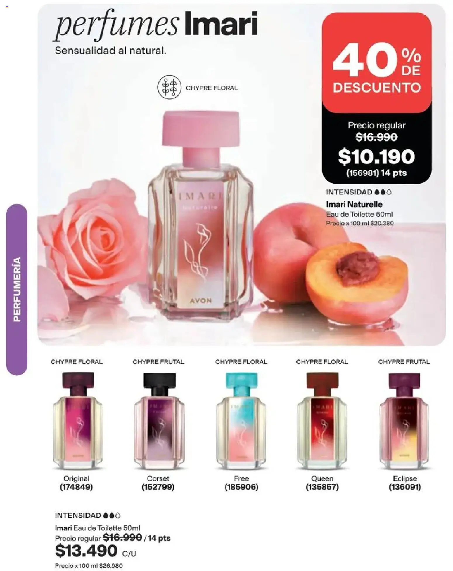 Catálogo Avon Campaña 14 │ válido desde el 15.09.2026 | Página: 57 | Productos: Perfumes, Eau de toilette
