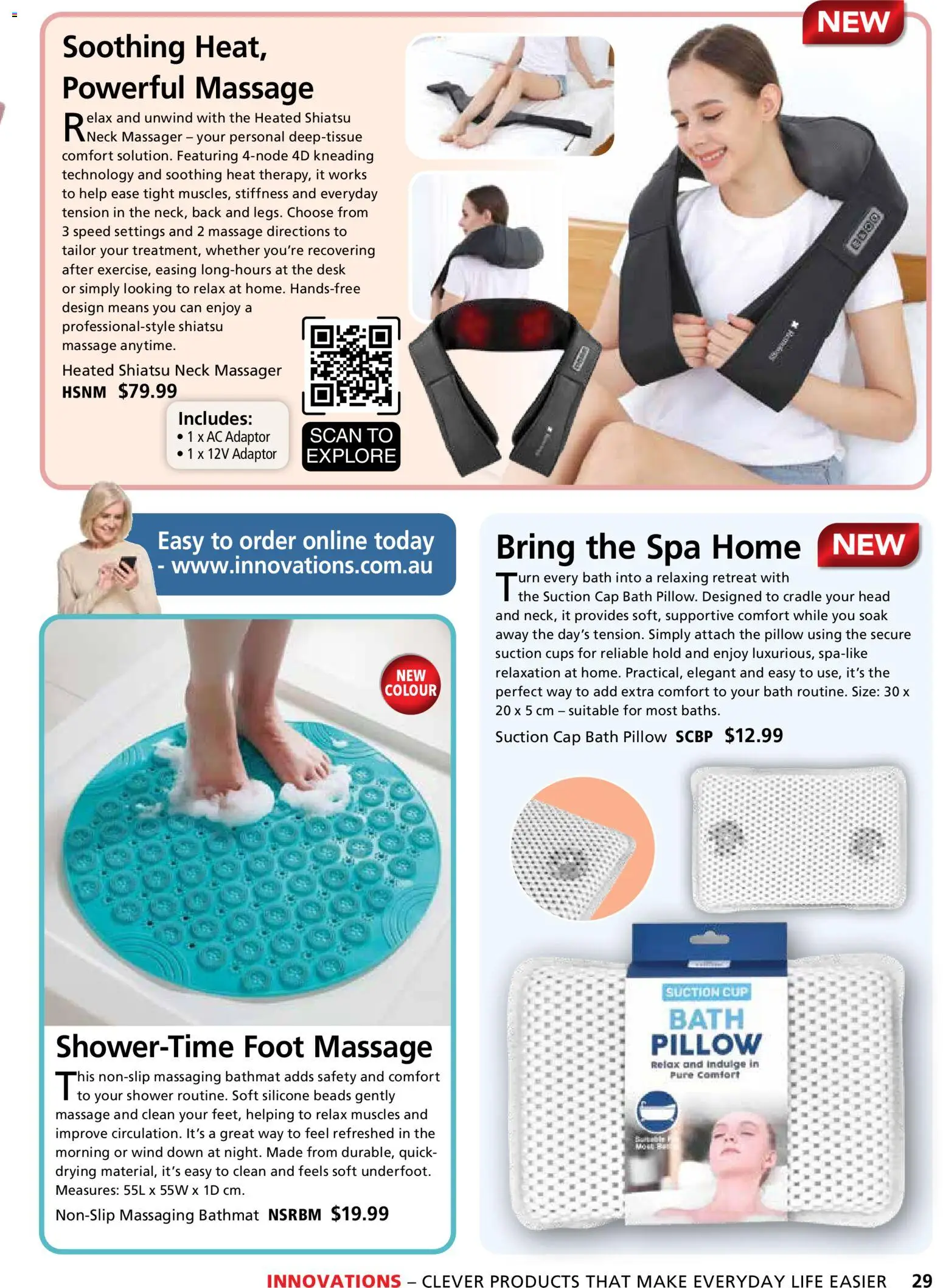 Innovations catalogue - valid from 26.03.2026 | Page: 29 | Products: Desk, Adaptor, Cap, Pillow