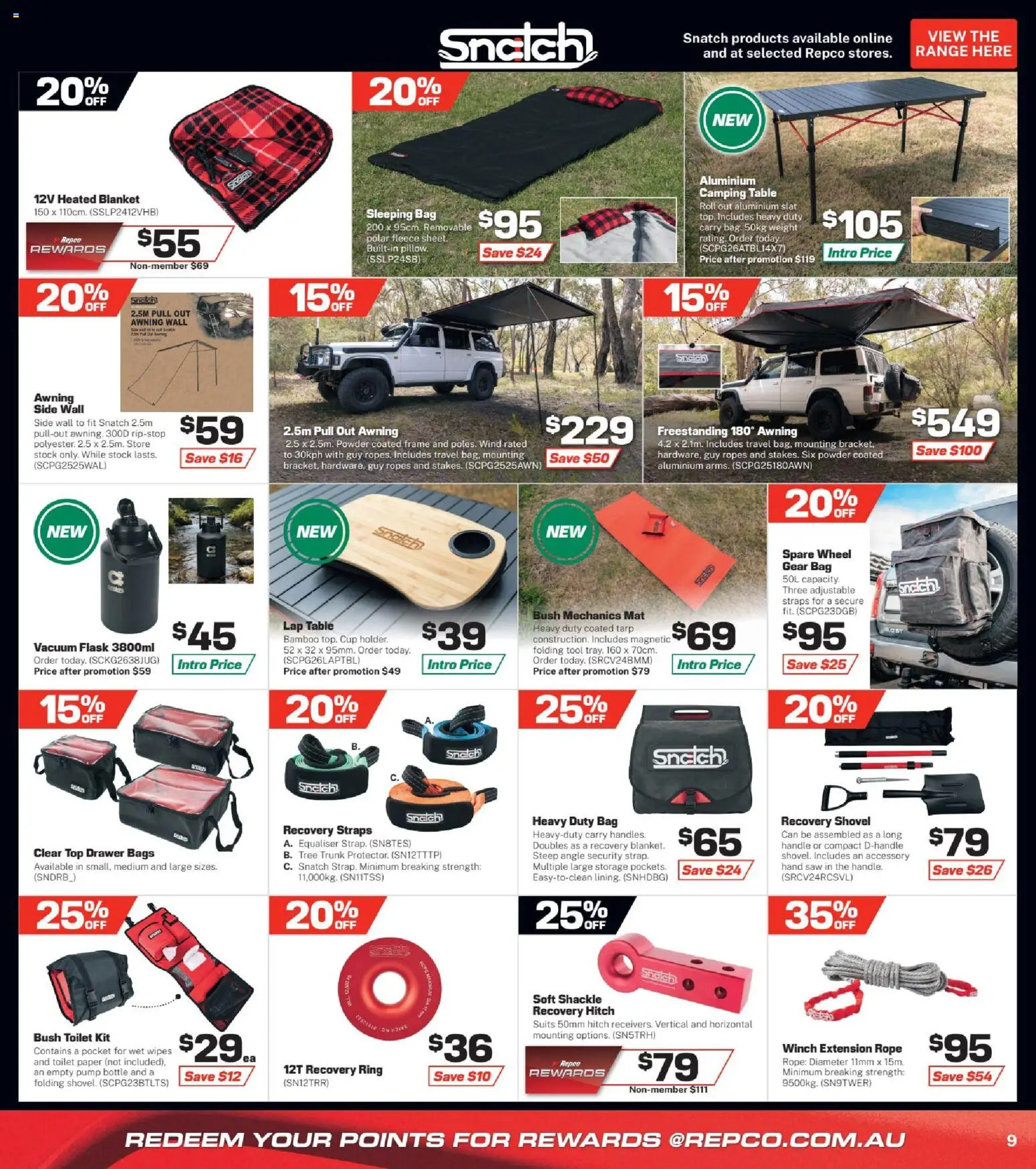 Repco catalogue - valid from 19.03.2026 | Page: 9 | Products: Table, Toilet, Saw, Toilet paper