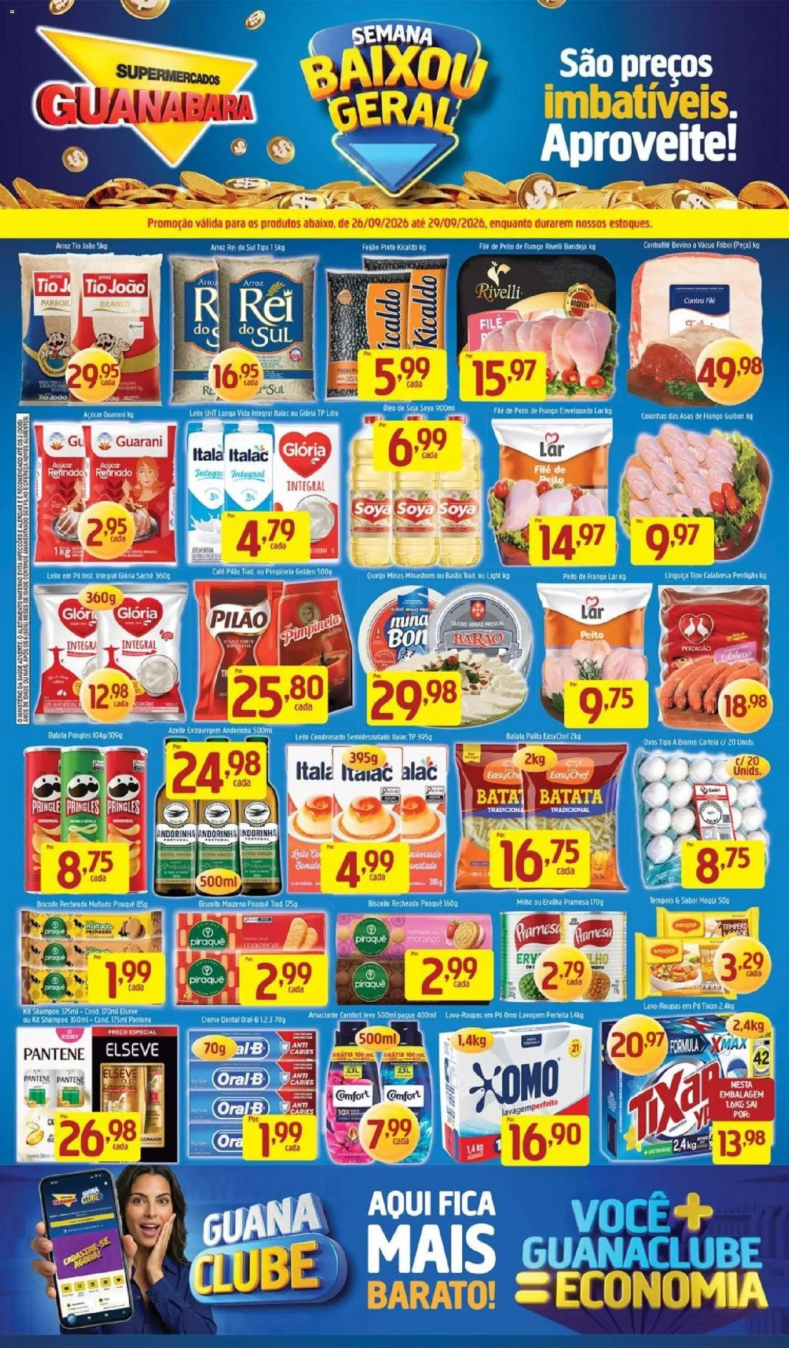 Supermercados Guanabara Folheto - válido de 26/09/2026 | Página: 1