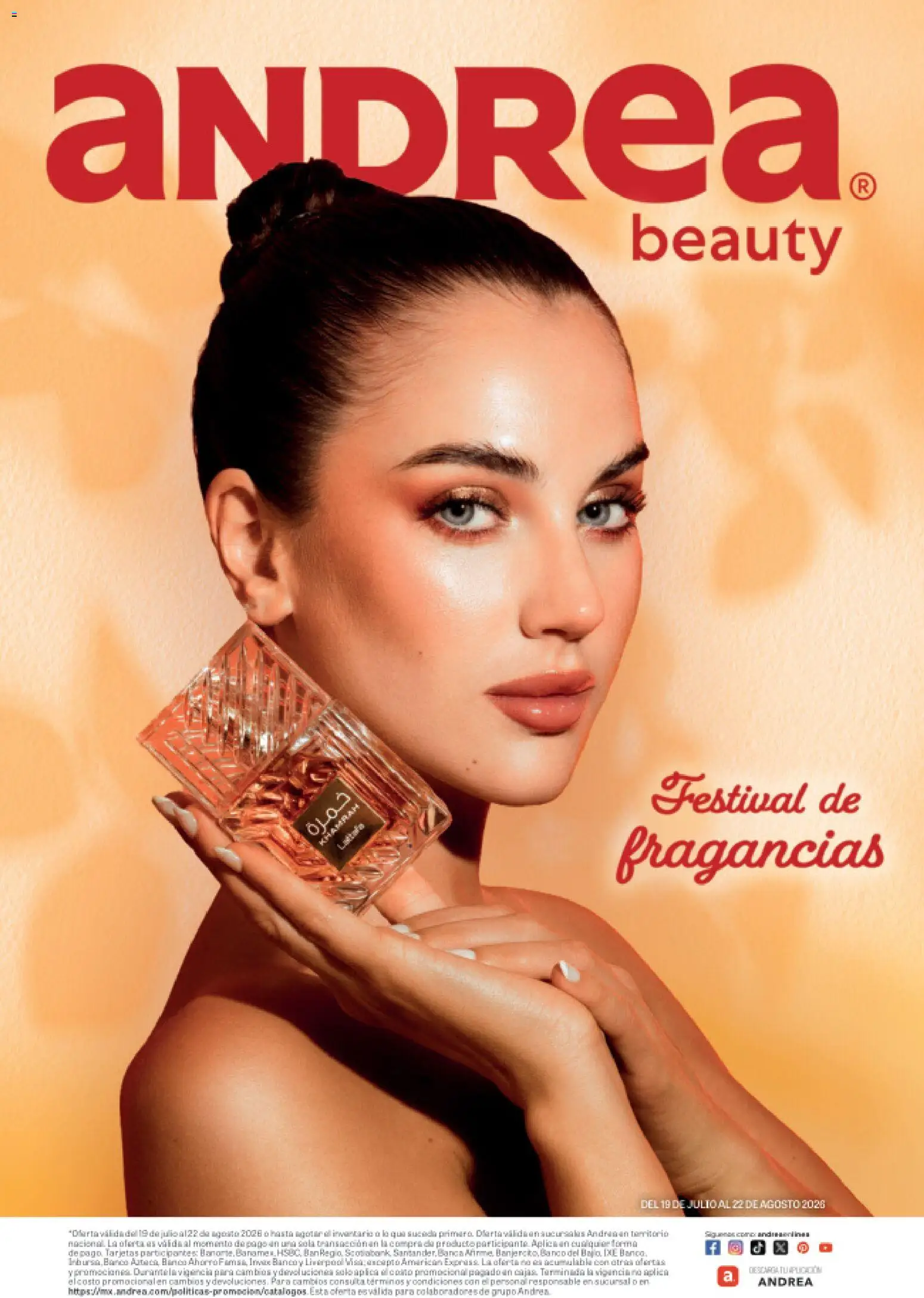 Nuevas ofertas de Andrea válidas en toda la República Mexicana desde el 19/07/2026. ¡Encuentra las mejores ofertas en Andrea catálogo Lo mejor en fragancias! | Página: 40 | Productos: Banco