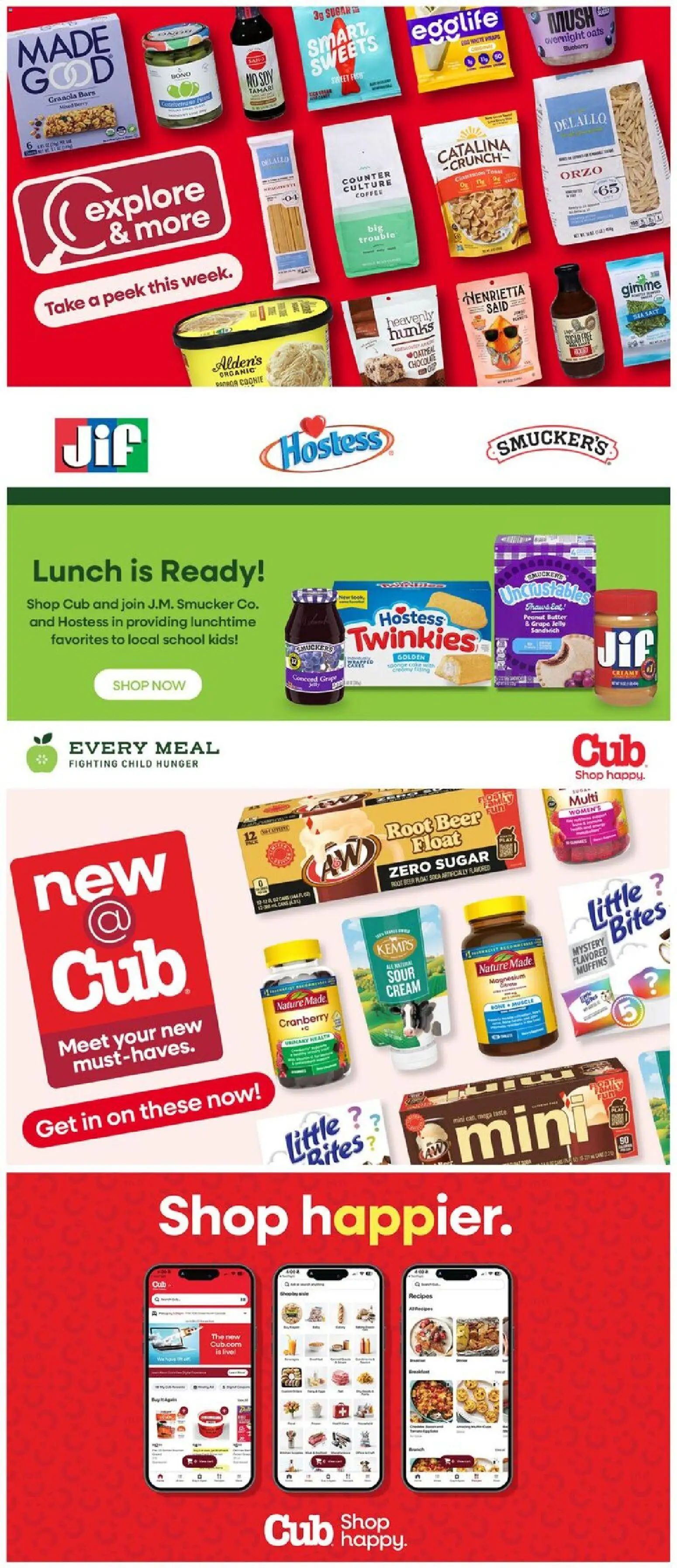 Cub Foods Weekly Ad - valid from 08/16/2026 | Page: 8 | Products: Coffee, Beer, Cream, Muffins