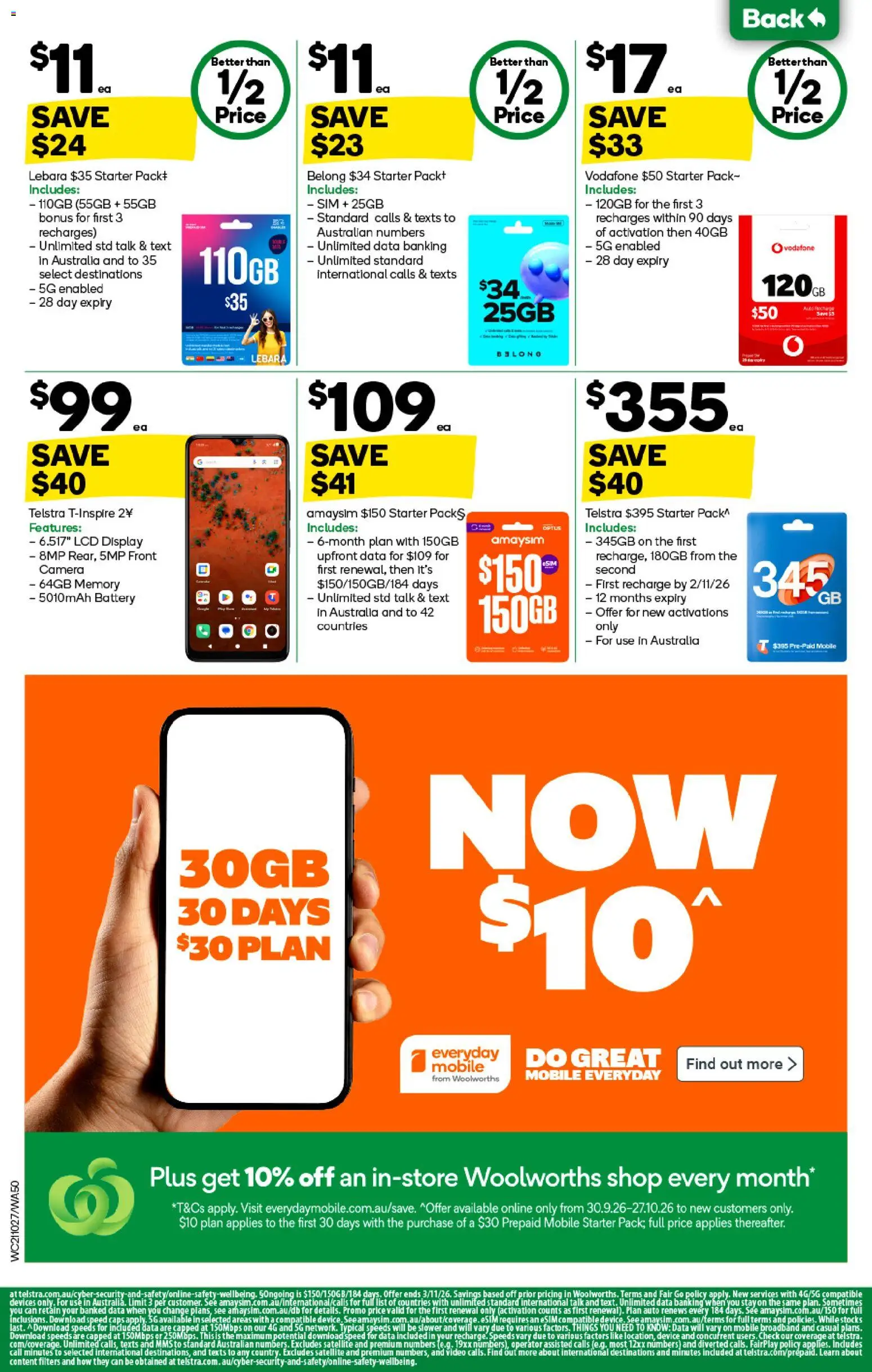 Woolworths catalogue - valid from 21/10/2026 | Page: 50