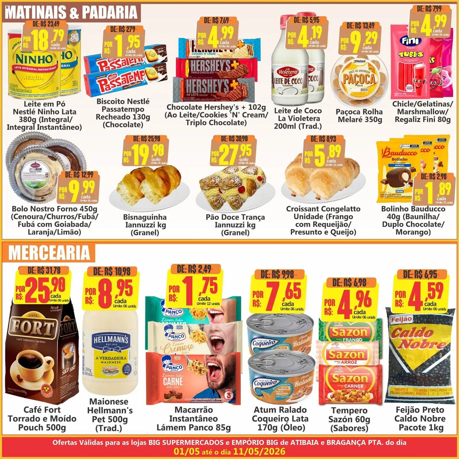 Big Supermercados Folheto - válido de 01.05.2026 | Página: 5 | Produtos: Coco, Café, Suco, Maionese