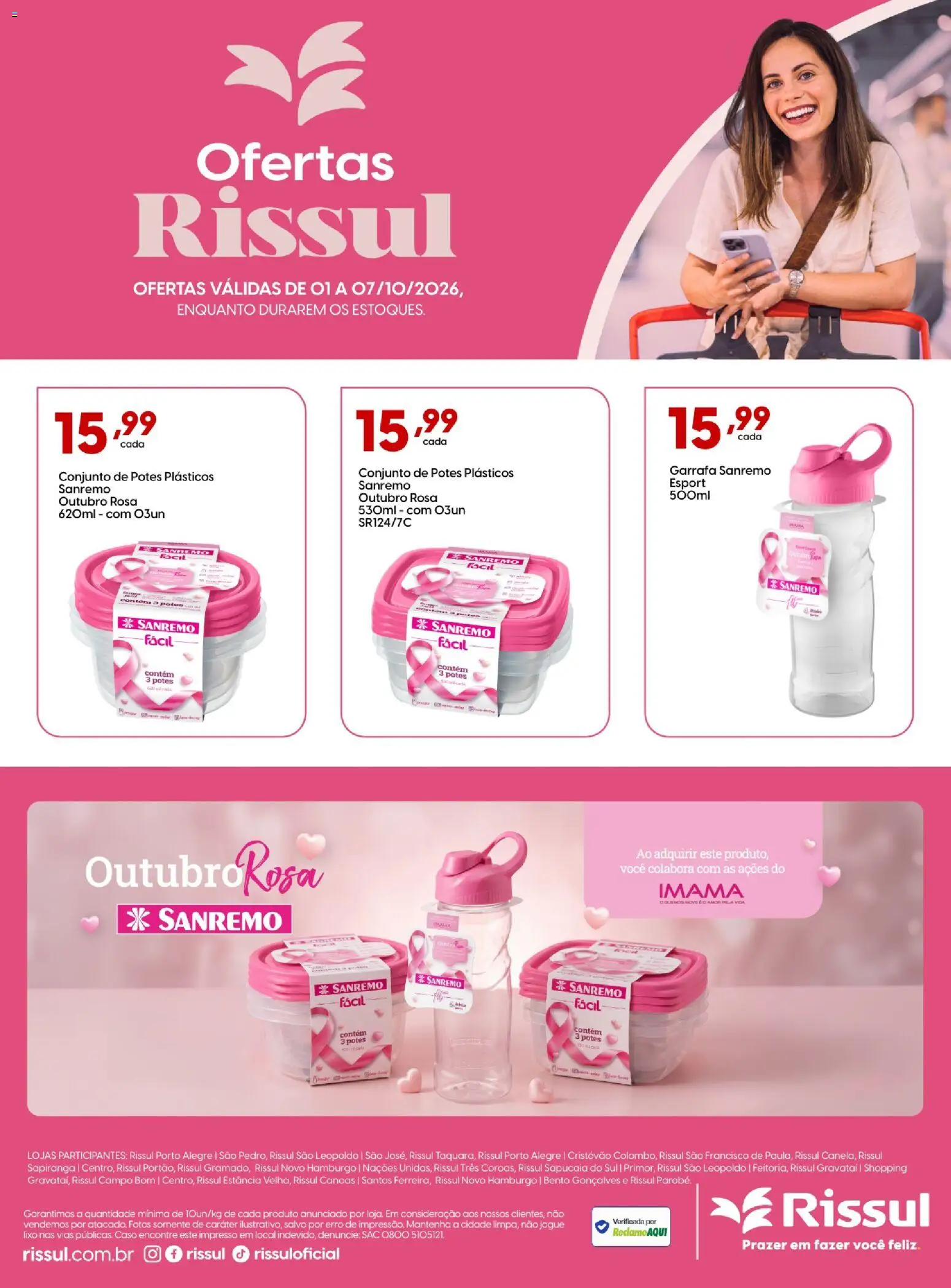 Rissul Folheto - válido de 01/10/2026 | Página: 1 | Produtos: Potes
