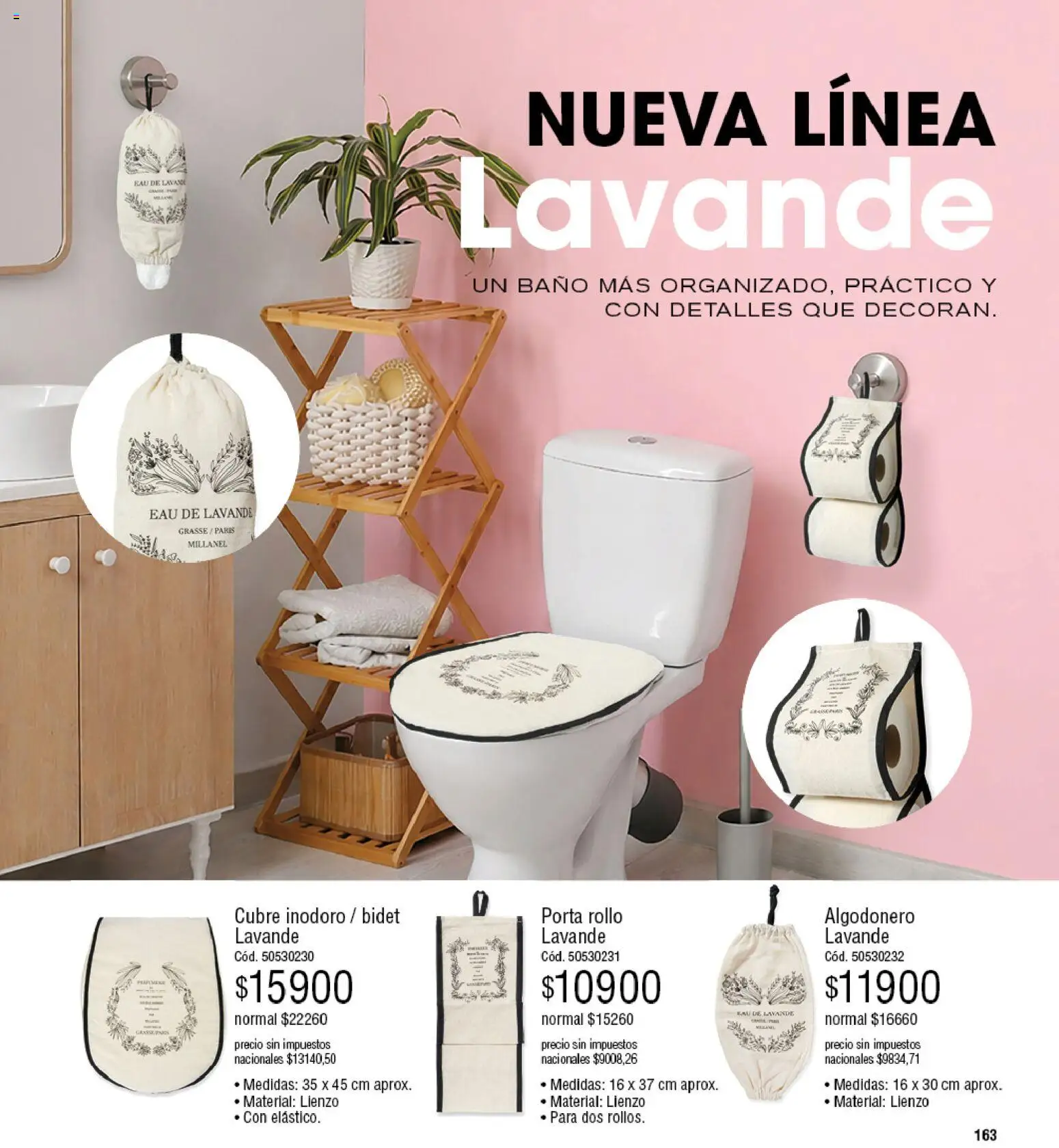 Millanel - Catálogo │ válido desde el 20/07/2026 | Página: 187 | Productos: Bidet, Porta rollo, Baño, Inodoro