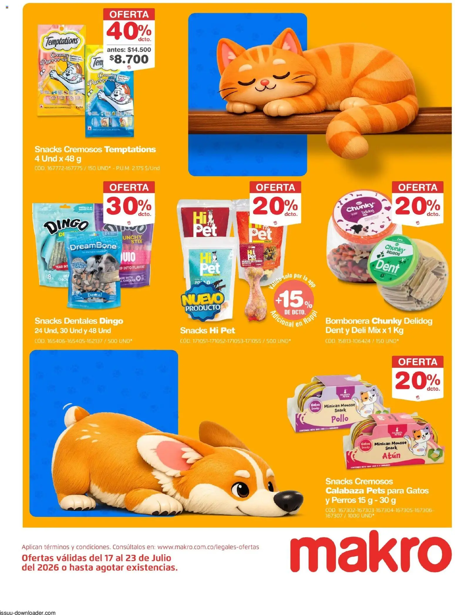 Makro revista - valida desde el 17/07/2026 | Página: 3 | Productos: Pollo, Atún, Aceitero, Mousse