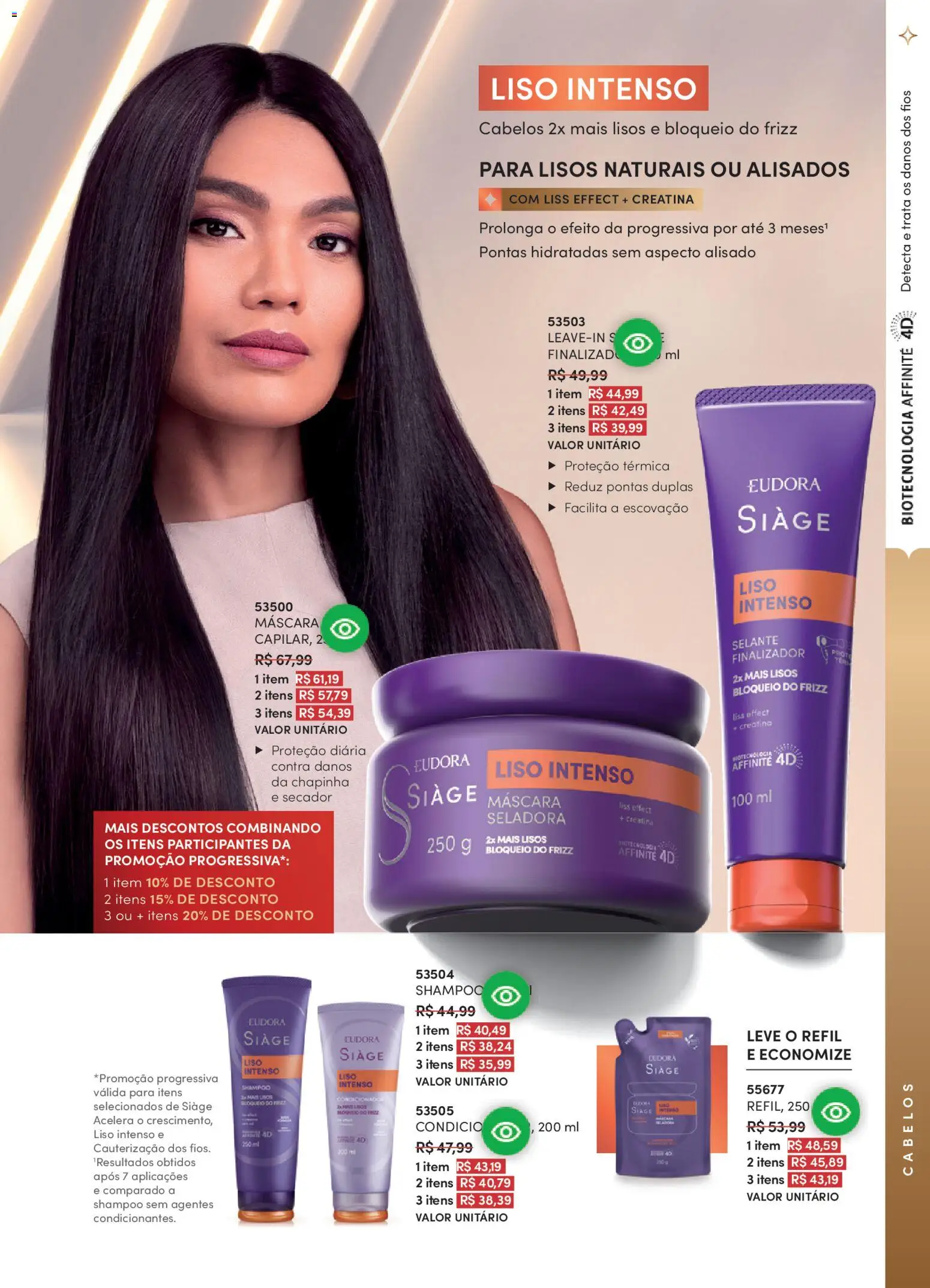 Eudora Folheto - válido de 01.04.2026 | Página: 83 | Produtos: Secador, Shampoo, Creatina, Chapinha