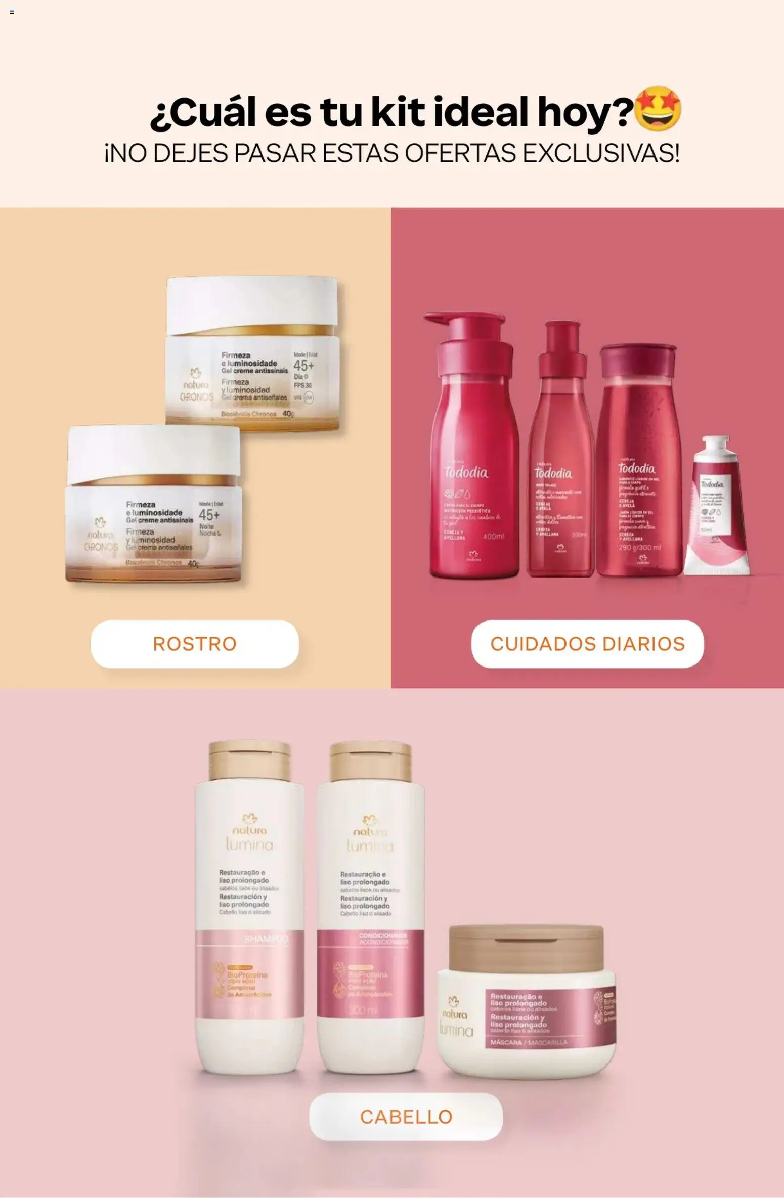 Catálogo Natura Ciclo 10 │ válido desde el 30/06/2026 | Página: 20 | Productos: Mascarilla, Máscara, Shampoo, Crema