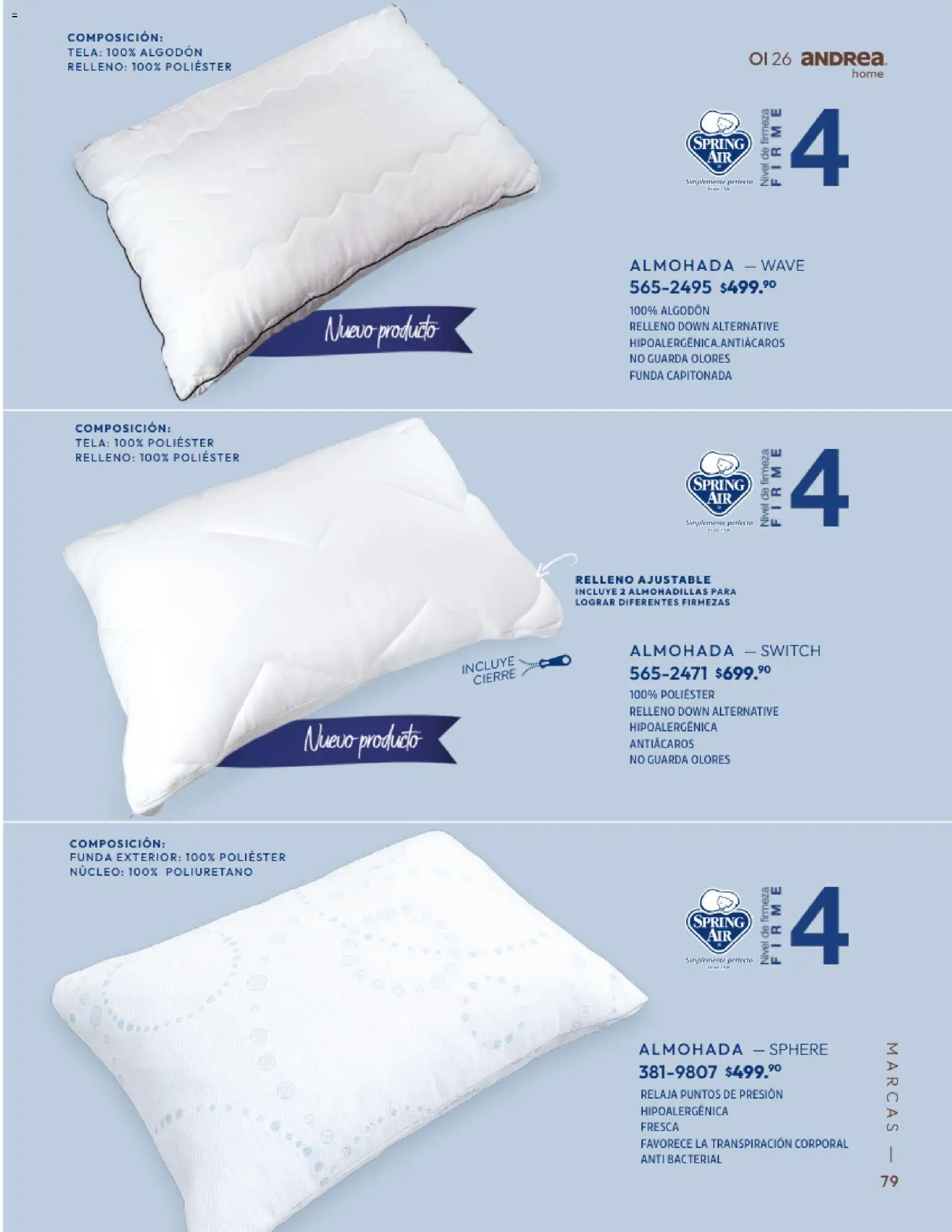 Nuevas ofertas de Andrea válidas en toda la República Mexicana desde el 01/09/2026. ¡Encuentra las mejores ofertas en Andrea catálogo Home! | Página: 79