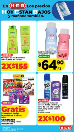 Vista previa de H-E-B folleto, nuevo folleto de la tienda, válido en México a partir del 21/08/2026 | Página: 8