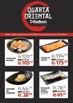 Supermercado Dalben ofertas Quarta Oriental - Pré-Visualização do folheto da loja Supermercado Dalben, válido de 16/09/2026