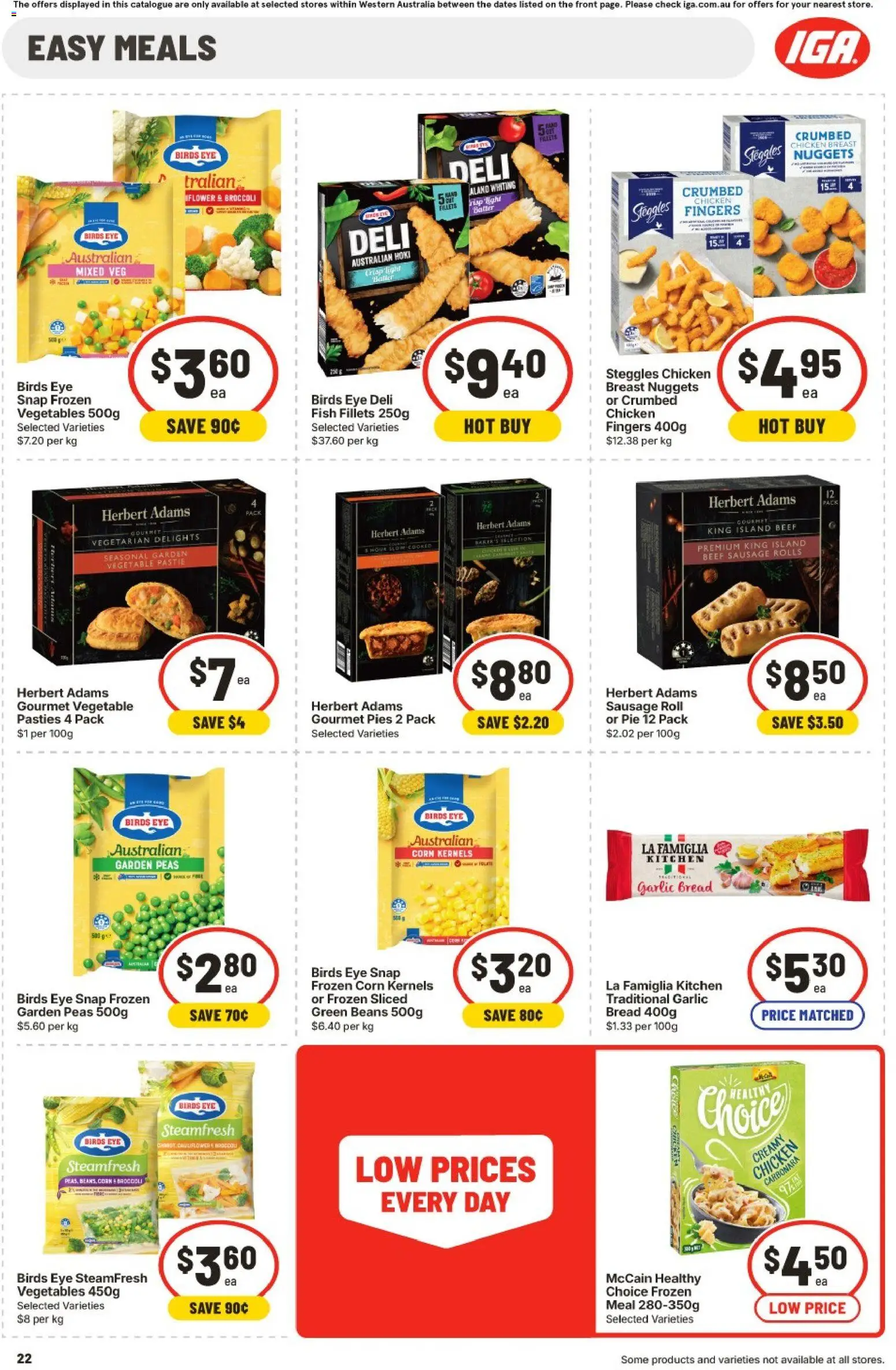 IGA catalogue - valid from 07/10/2026 | Page: 22
