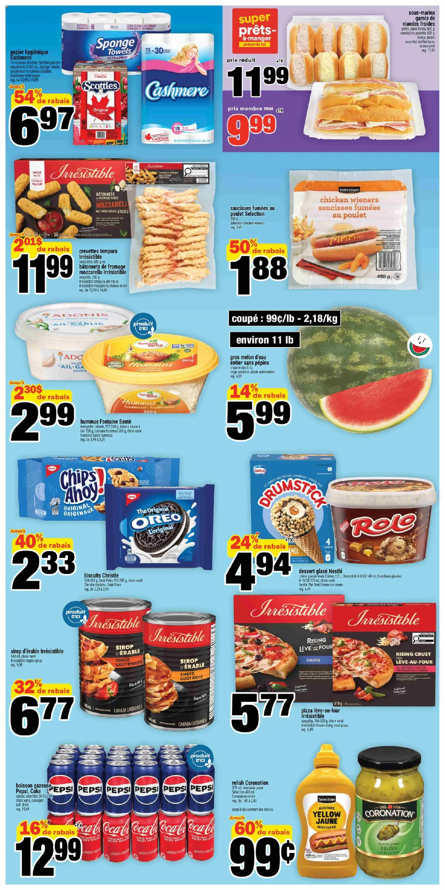 Super C flyer valid from Jun 25, 2026 | Page: 2 | Products: Chips, Cream, Ice cream, Pizza
