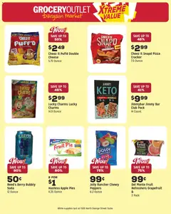 Preview of Grocery Outlet weekly ads valid from 29.04.2026 | Page: 10 | Products: Pizza, Grapefruit, Water, Toppers