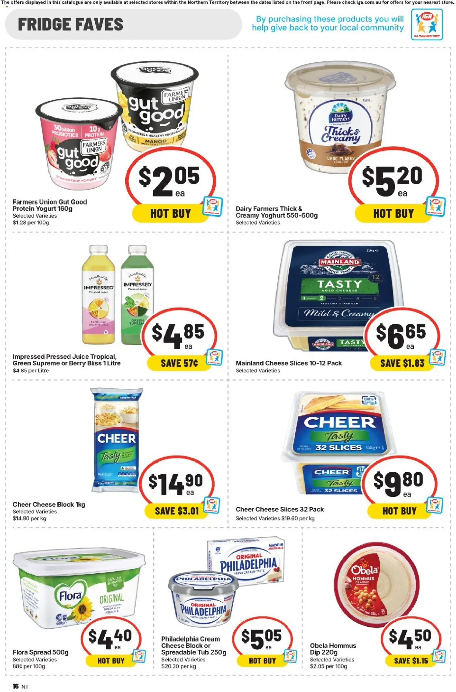 IGA catalogue - valid from 19/08/2026 | Page: 12 | Products: Yoghurt, Probiotics, Flakes, Cheddar