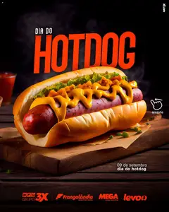 Frangolândia ofertas Dia do Hotdog - Pré-Visualização do folheto da loja Frangolândia, válido de 08/09/2026
