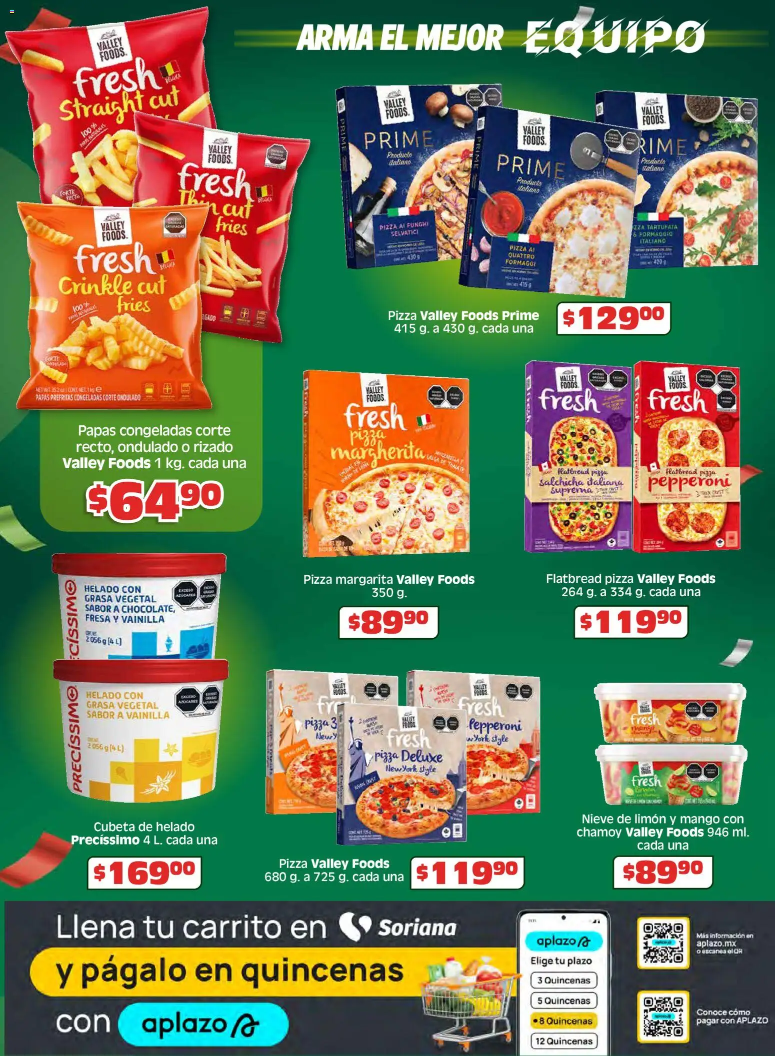Nuevas ofertas de Soriana válidas en toda la República Mexicana desde el 14.05.2026. ¡Encuentra las mejores ofertas en Soriana En México apoyamos con todo Híper Nacional! | Página: 14 | Productos: Salchicha, Limón, Mango, Helado