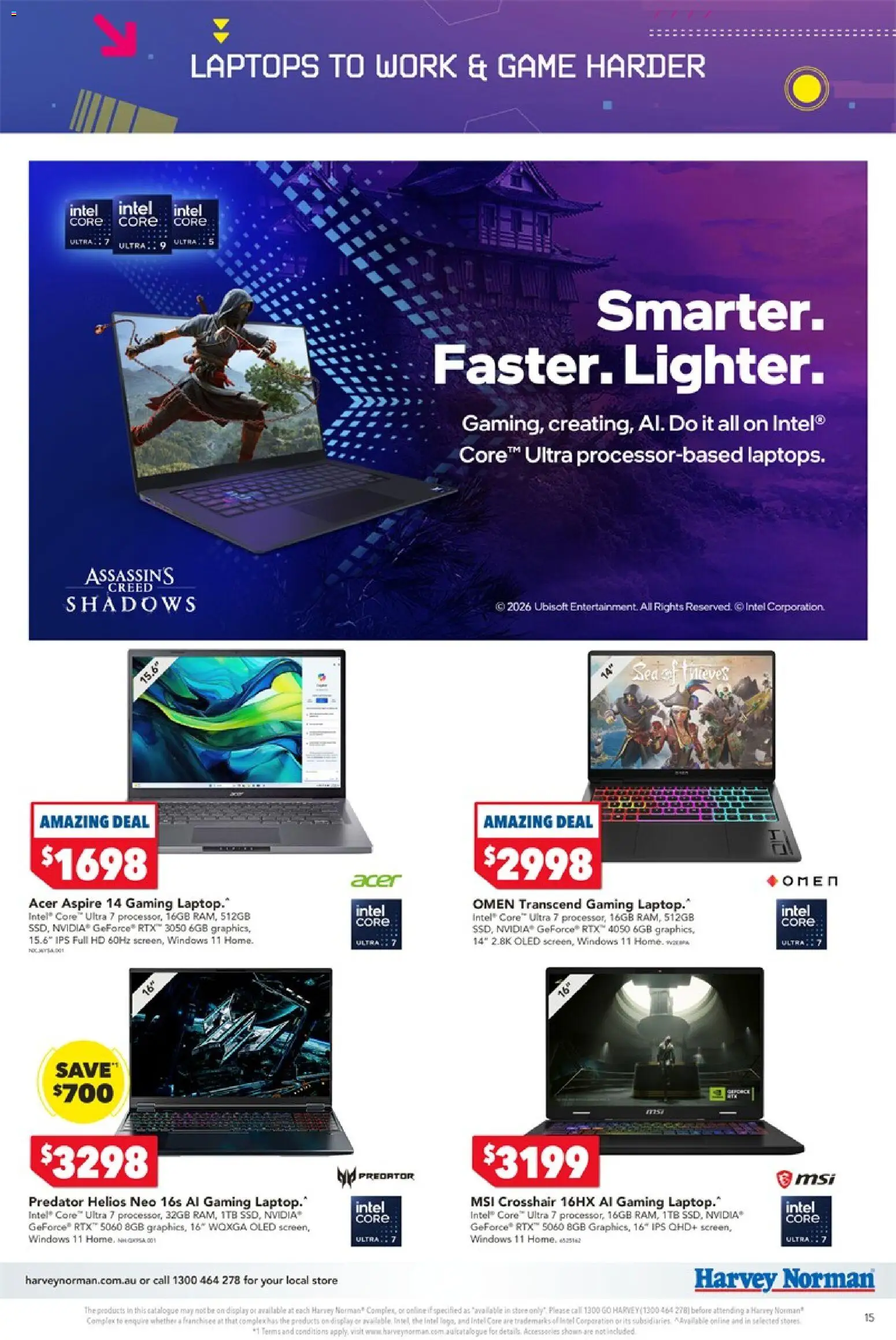 Harvey Norman catalogue - valid from 09/04/2026 | Page: 15 | Products: Accessories, Game, Laptop