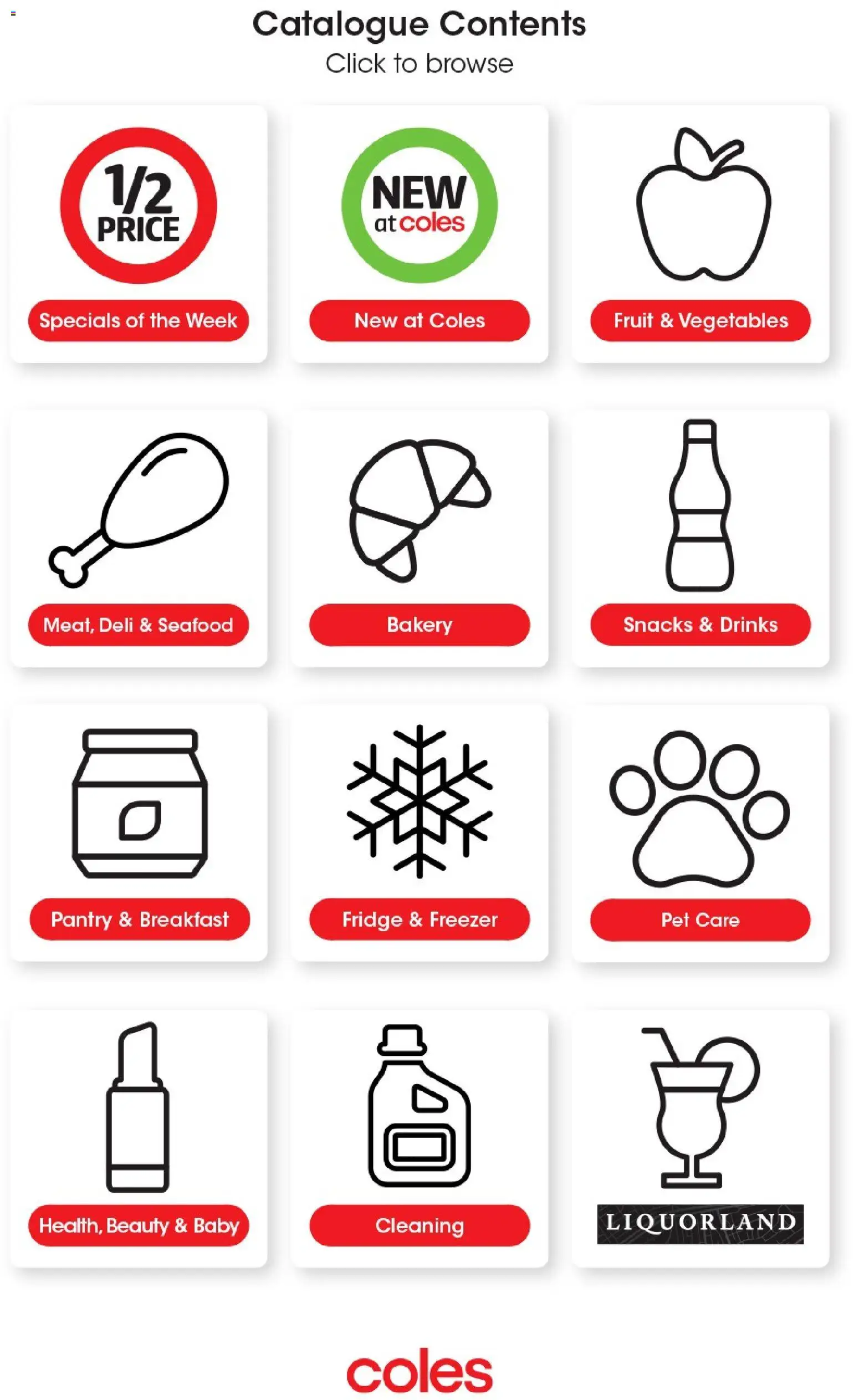 Coles catalogue - valid from 19.05.2026 | Page: 46 | Products: Vegetables, Seafood, Freezer, Bakery