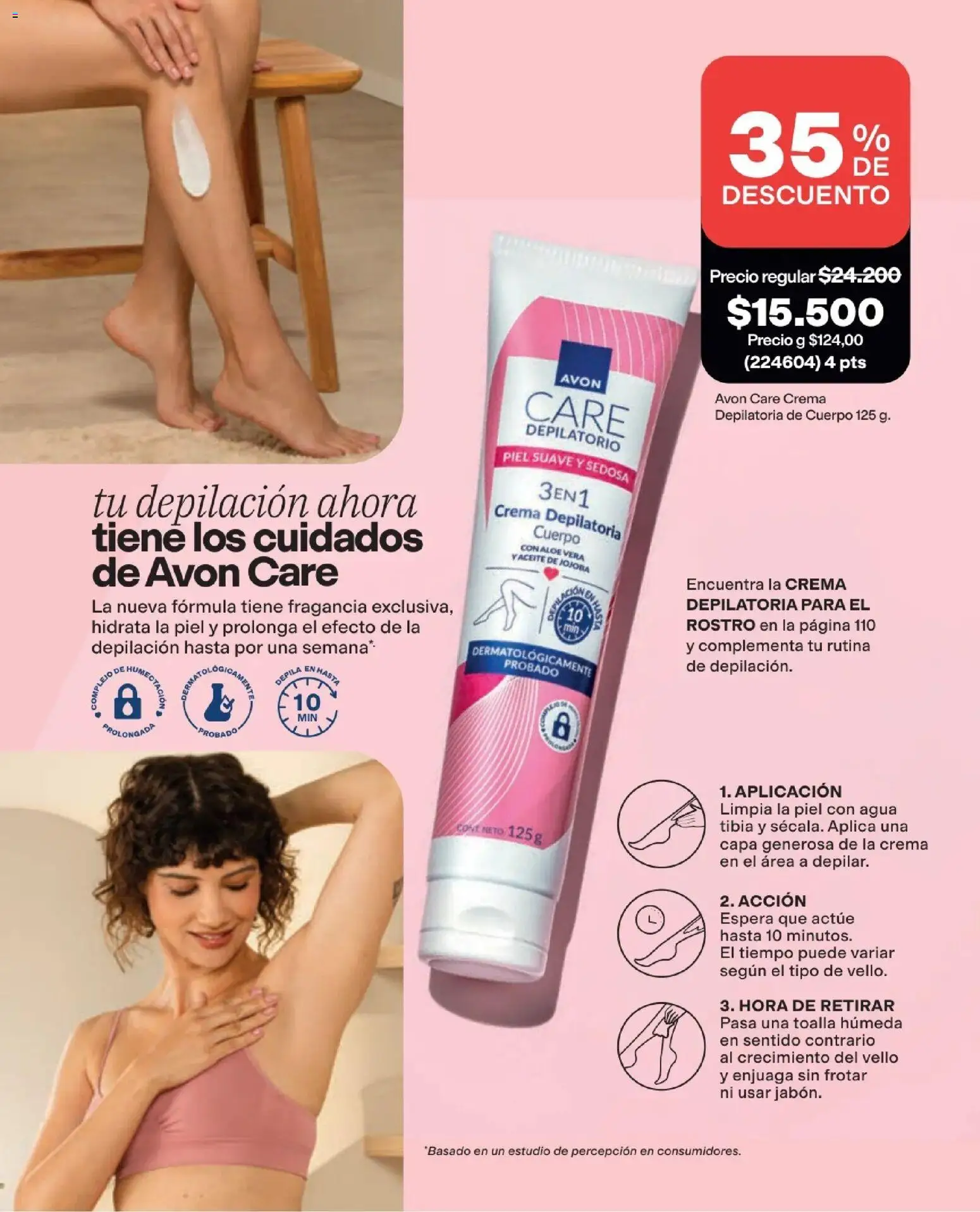 Avon revista - valida desde el 19/09/2026 | Página: 132 | Productos: Crema, Toalla, Fragancia, Crema depilatoria