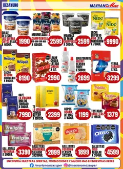 Vista previa Mariano Max - Catálogo válido desde el 07/07/2026 | Página: 3 | Productos: Durazno, Mani, Chocolate, Té