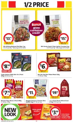 Preview of KB's Whiting Battered Fish Bites 1kg, Southern Style Whiting Fish Bites - valid from 29/07/2026 | Page: 32 | Products: Chicken, Fish, Beef, Vegetables