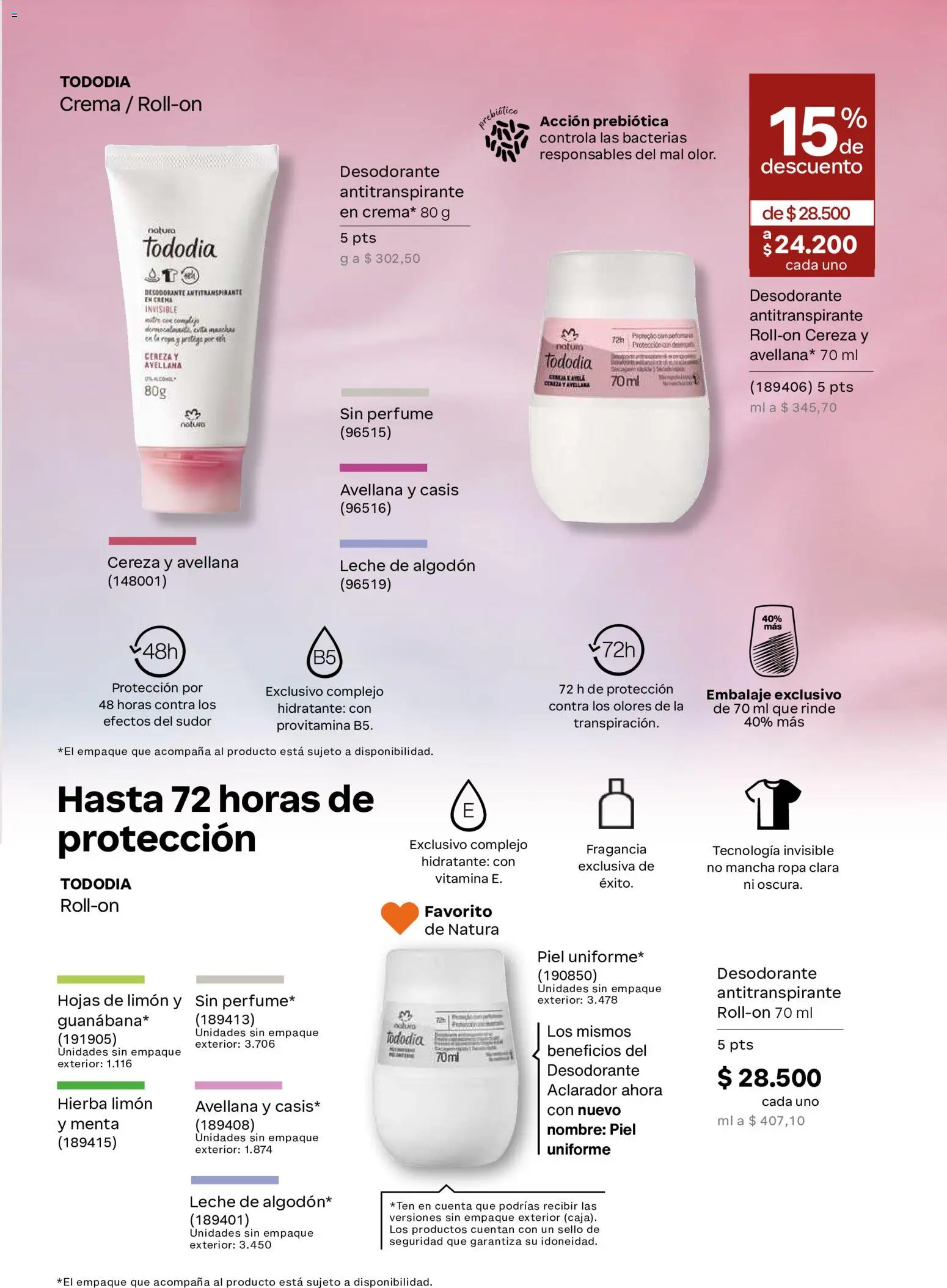 Natura revista - valida desde el 01/07/2026 | Página: 131 | Productos: Perfume, Fragancia, Desodorante, Leche
