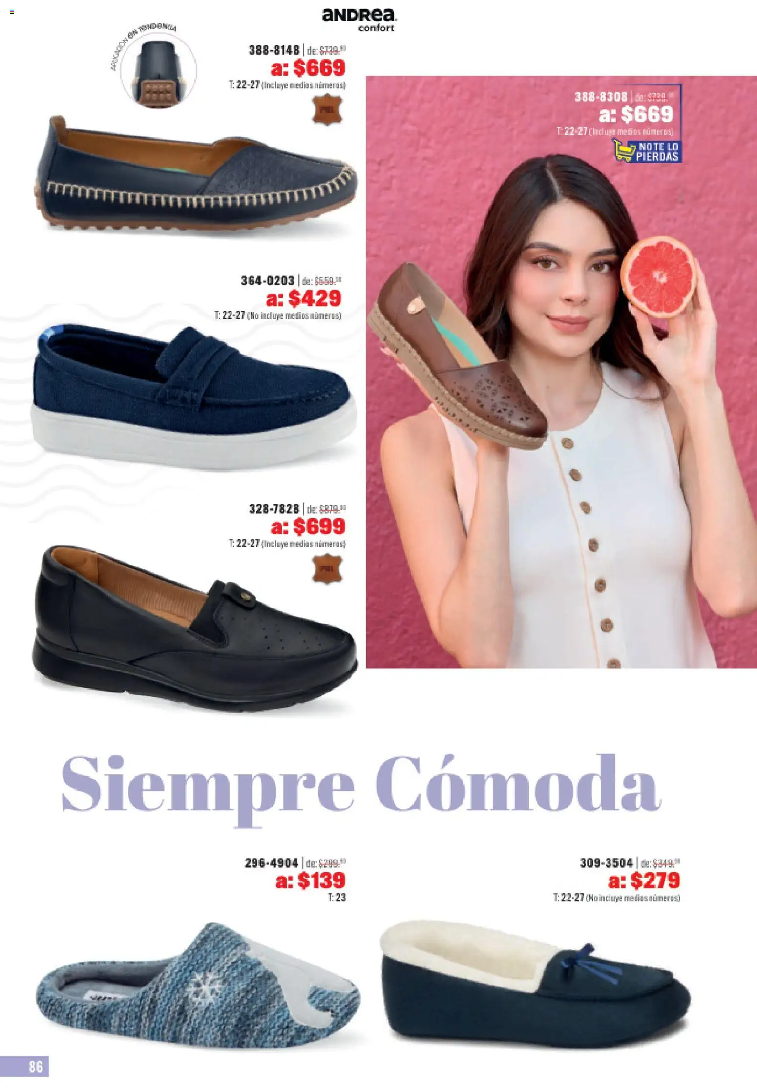 Nuevas ofertas de Andrea válidas en toda la República Mexicana desde el 31.05.2026. ¡Encuentra las mejores ofertas en Andrea catálogo Outlet! | Página: 86