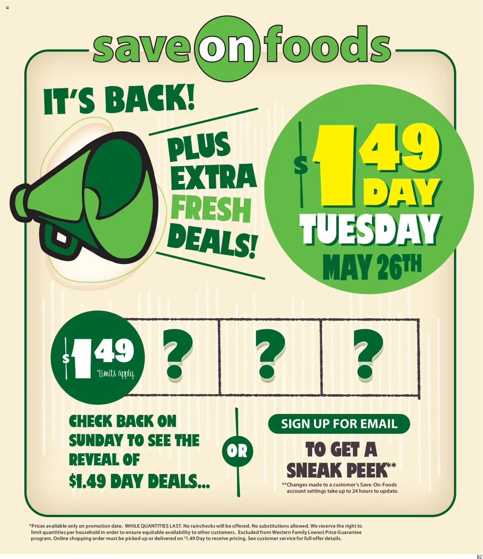 Save on foods flyer valid from 21.05.2026 | Page: 1