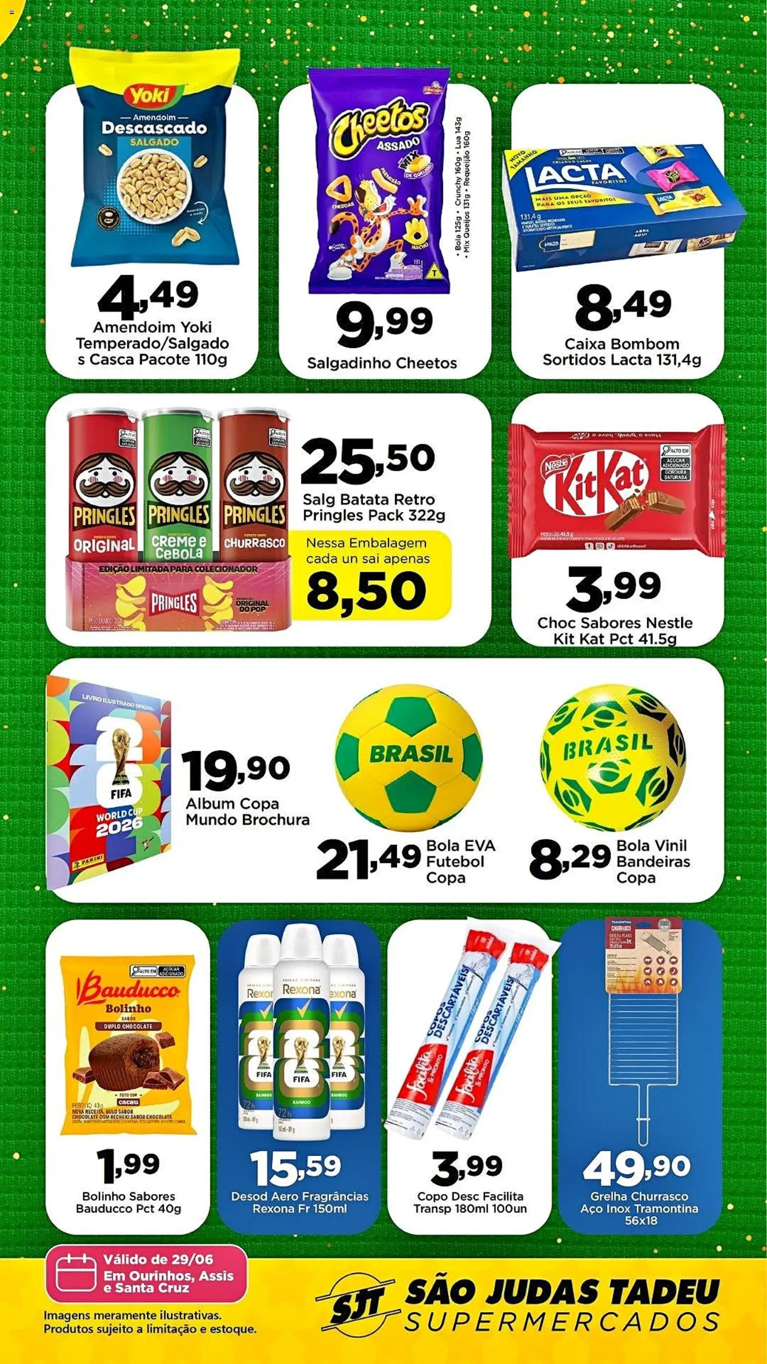 São Judas Tadeu Folheto - válido de 29/06/2026 | Página: 2 | Produtos: Livro, Caixa, Bombom, Requeijão