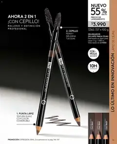 Catálogo Ésika Campaña 9 válido desde el 17.05.2026 | Página: 83 | Productos: Cepillo, Delineador, Café, Lápiz de cejas