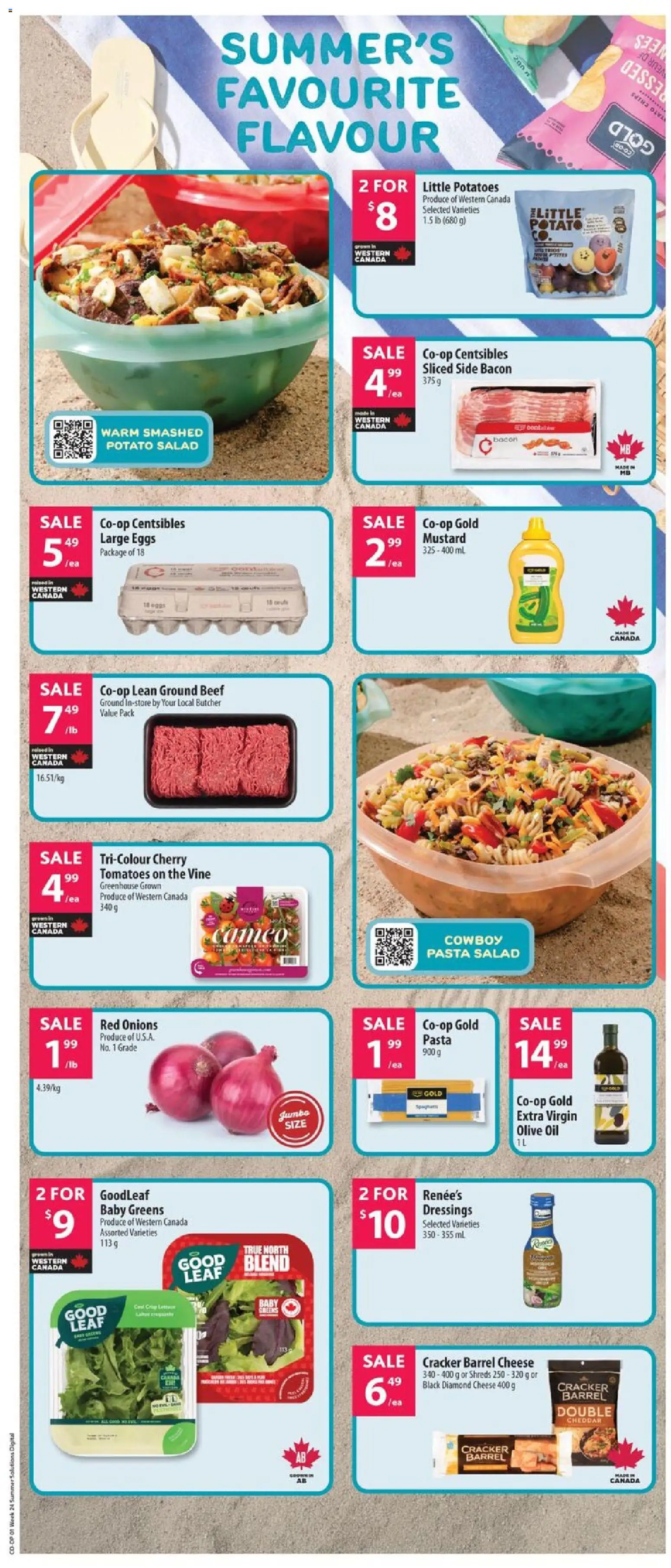 Co-op Food flyer valid from 11.06.2026 | Page: 17 | Products: Salad, Potatoes, Cheese, Oil