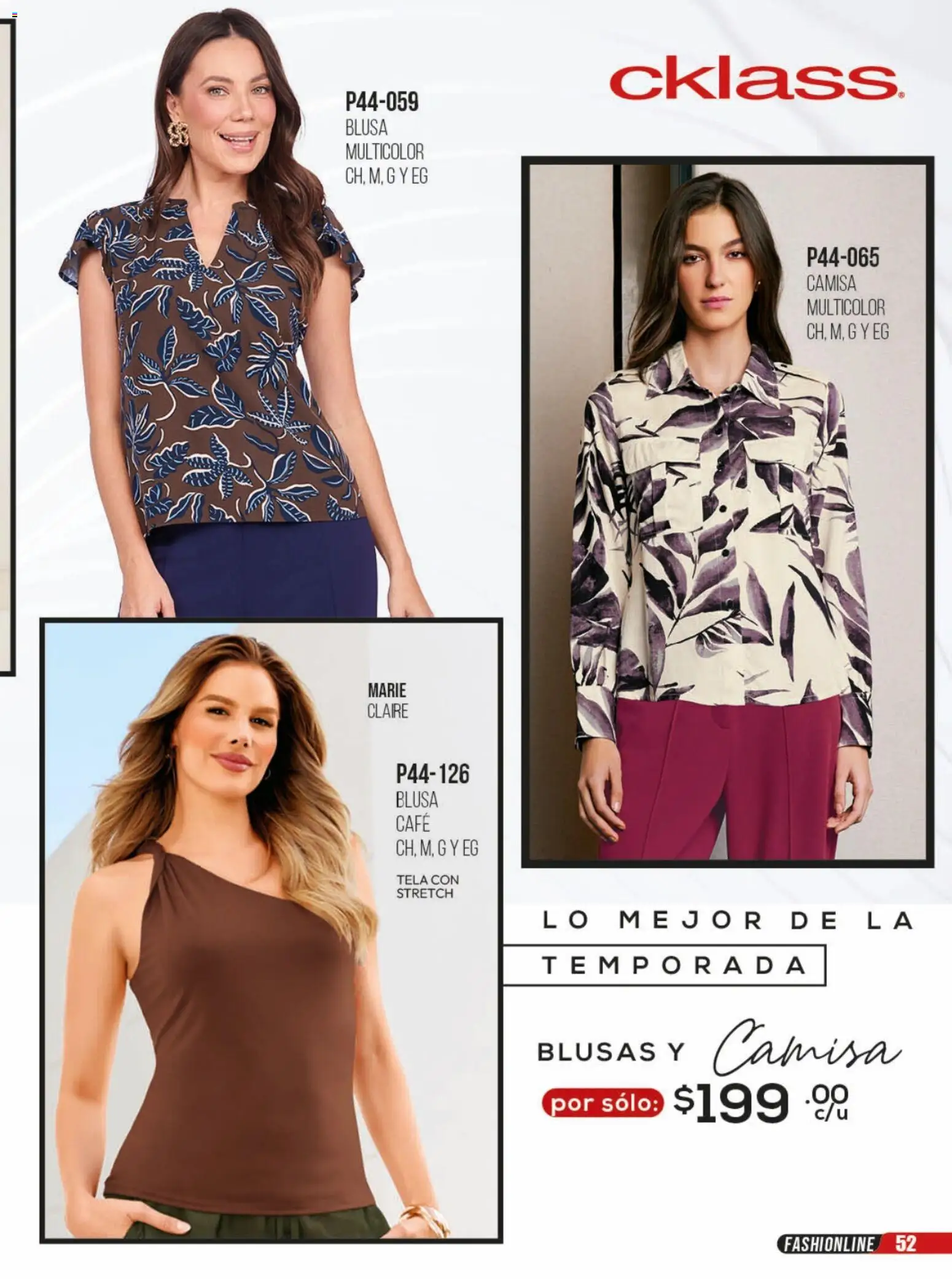 Nuevas ofertas de Cklass válidas en toda la República Mexicana desde el 23/06/2026. ¡Encuentra las mejores ofertas en Cklass catálogo Rebajas sobre rebajas ropa! | Página: 53 | Productos: Blusa, Camisa, Café