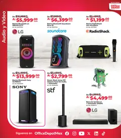 Vista previa de Office Depot catálogo, nuevo folleto de la tienda, válido en México a partir del 01.05.2026 | Página: 12 | Productos: Audio, Micrófono, Bocina, Video