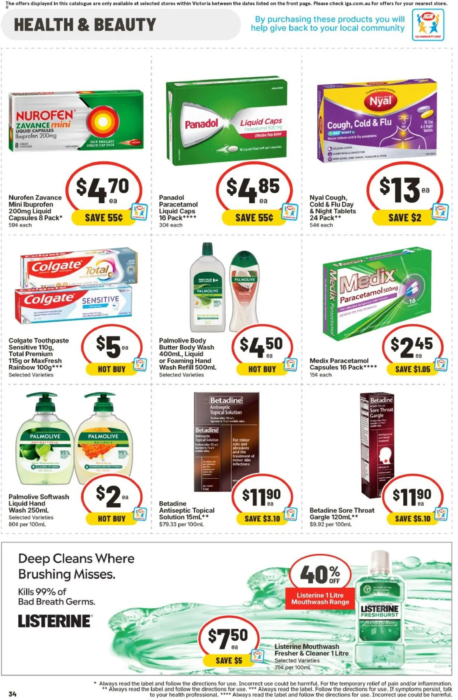 IGA catalogue - valid from 10.06.2026 | Page: 32 | Products: Cleaner, Toothpaste, Mouthwash, Treatment