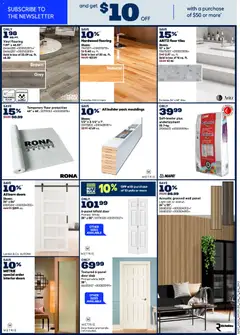 Preview of Rona weekly flyer from shop Rona valid from Aug 13, 2026 | Page: 15 | Products: Interior doors, Tiles, Box, Door