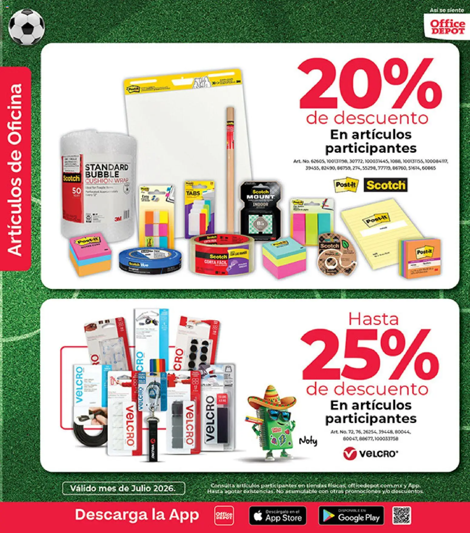 Nuevas ofertas de Office Depot válidas en toda la República Mexicana desde el 01/07/2026. ¡Encuentra las mejores ofertas en Office Depot catálogo! | Página: 12
