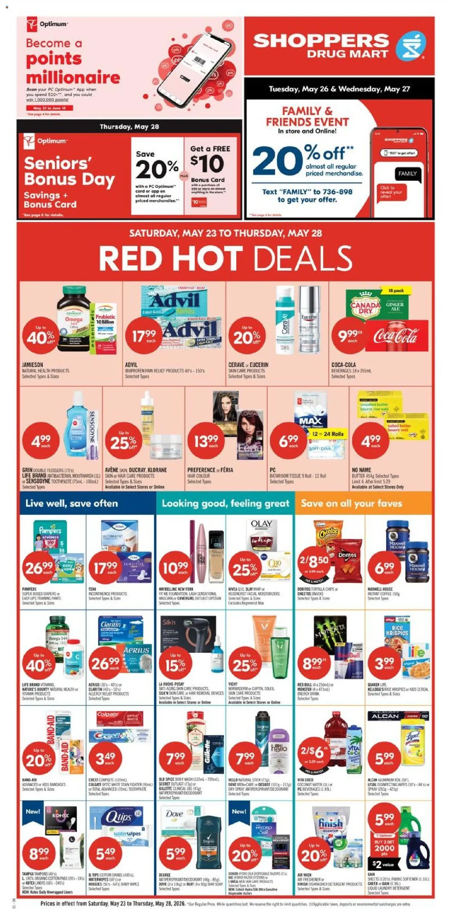 Shoppers flyer valid from 22.05.2026 | Page: 3 | Products: Rice, Mascara, Soap, Toothpaste