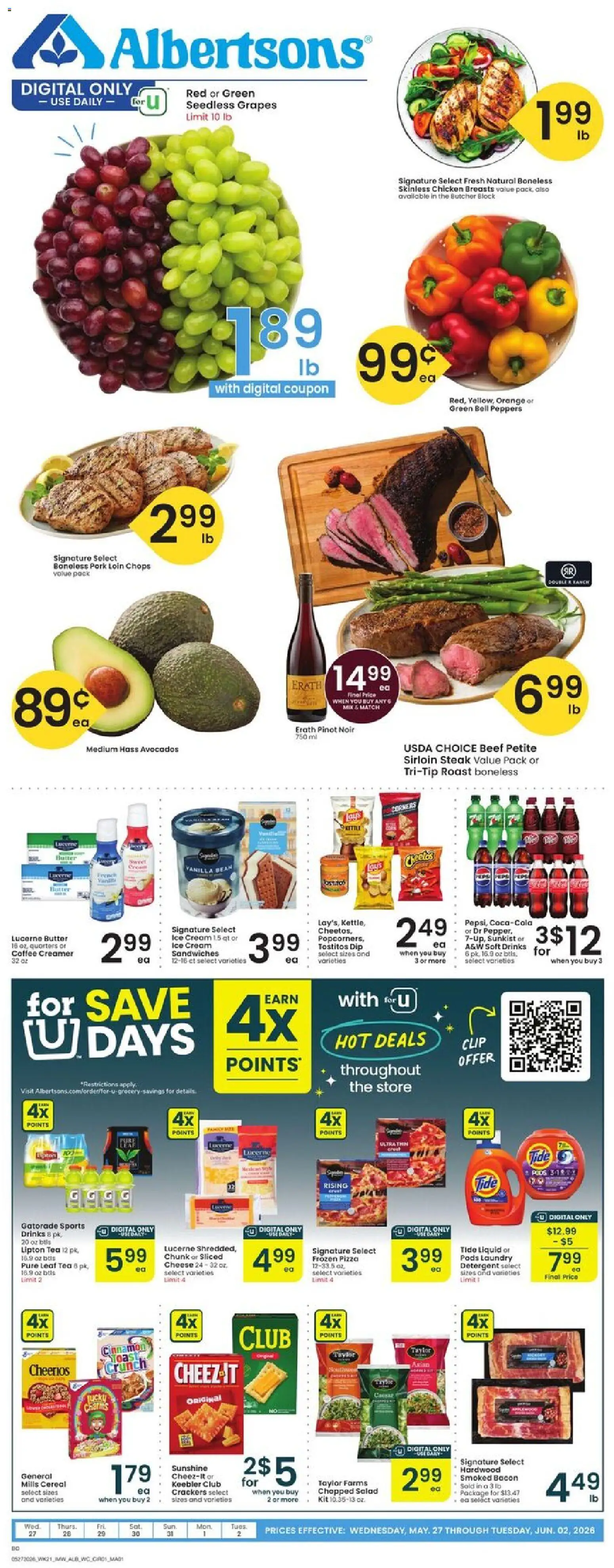 Albertsons Weekly Ad - valid from 27.05.2026 | Page: 1