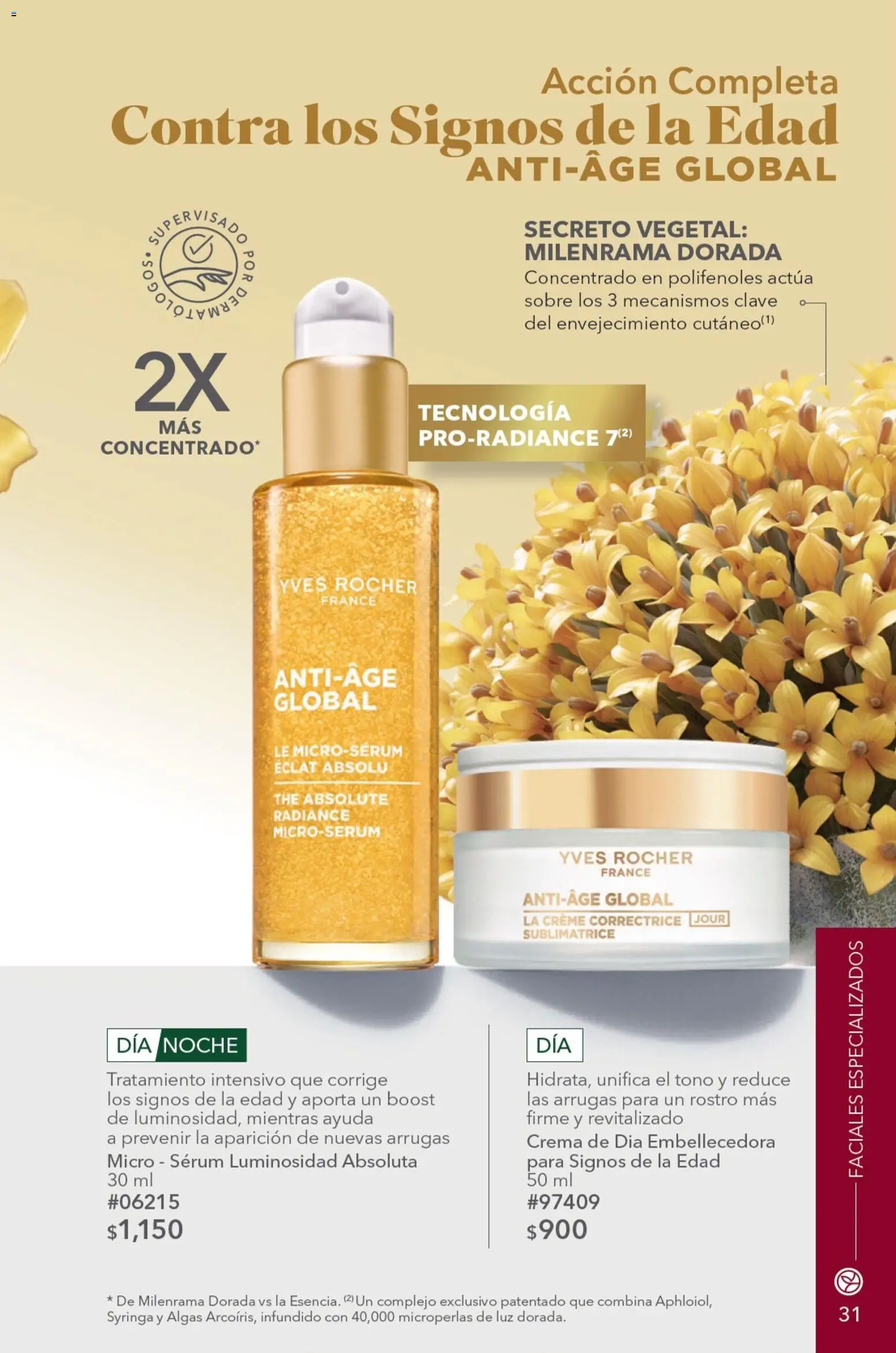 Nuevas ofertas de Yves Rocher válidas en toda la República Mexicana desde el 15/09/2026. ¡Encuentra las mejores ofertas en Yves Rocher campaña 13 2026! | Página: 33 | Productos: Serum, Crema, Sobre