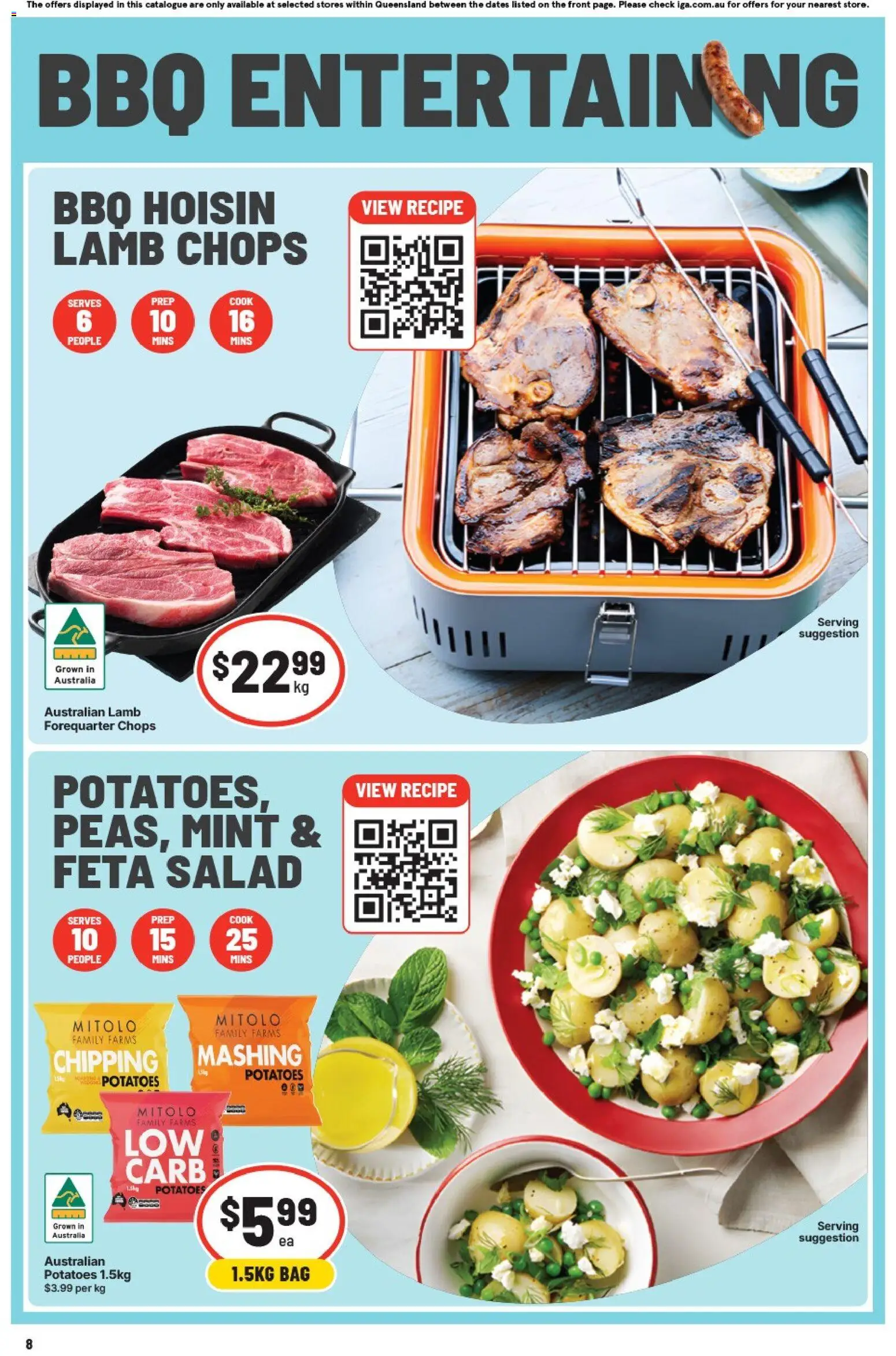 IGA catalogue - valid from 16/09/2026 | Page: 9 | Products: Lamb, Salad, Potatoes, Bag