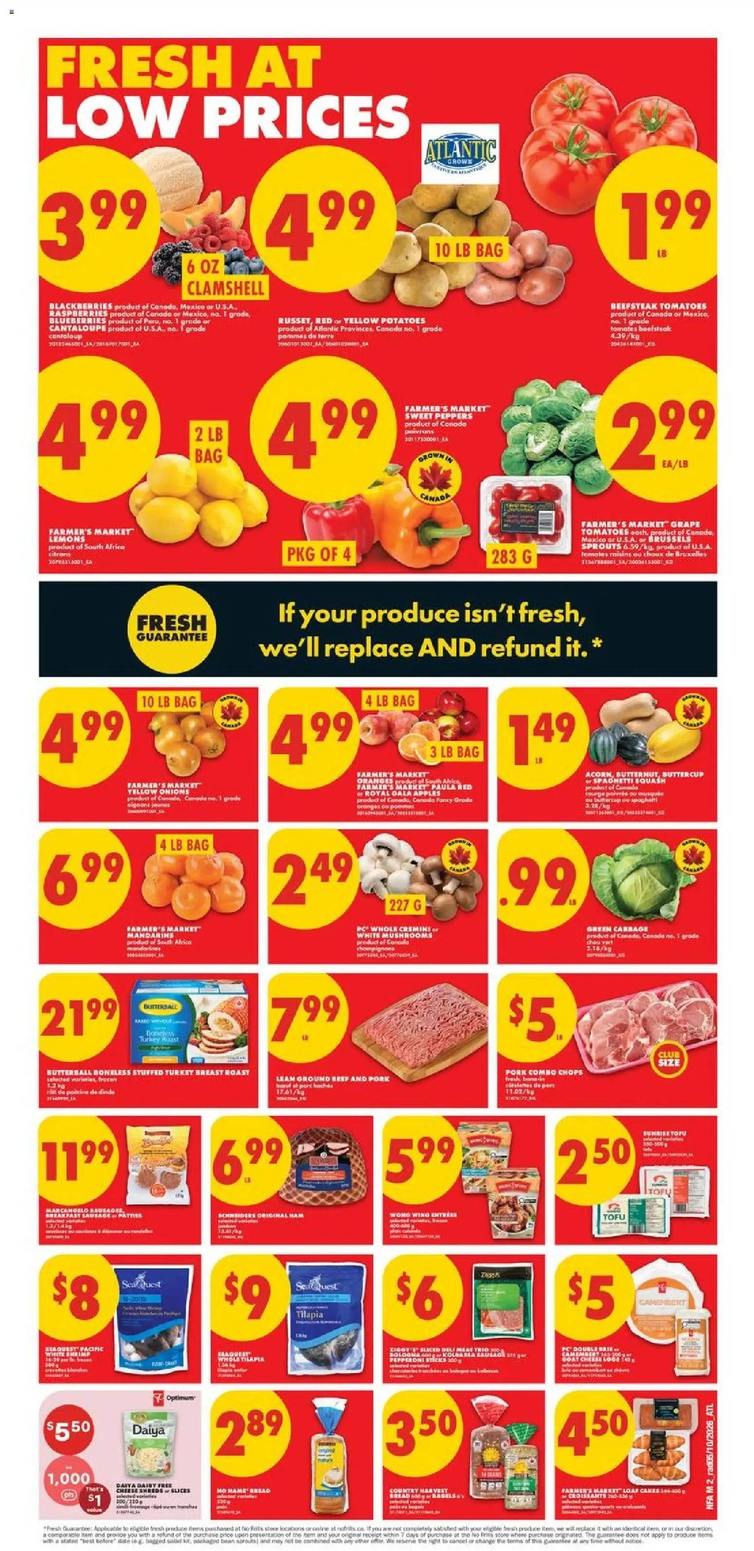 No Frills flyer valid from Oct 8, 2026 | Page: 2