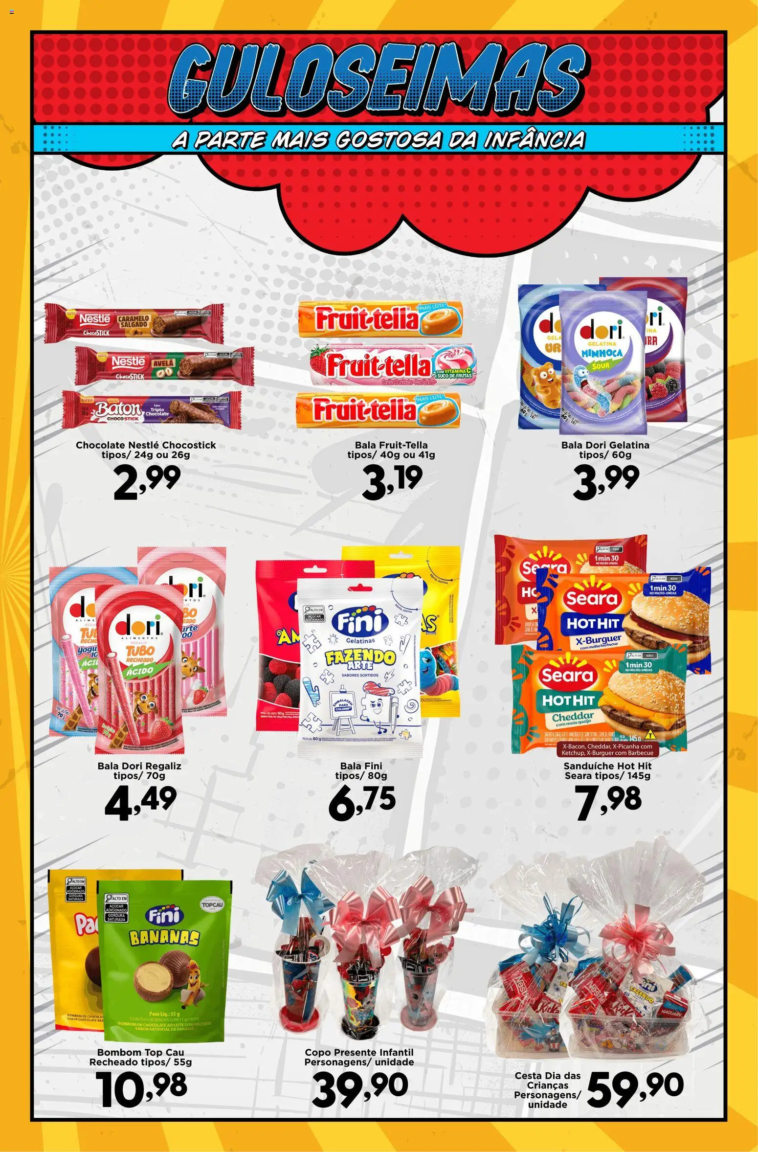 Confiança Folheto - válido de 01/10/2026 | Página: 7 | Produtos: Sanduíche, Bananas, Vitamina c, Bombom